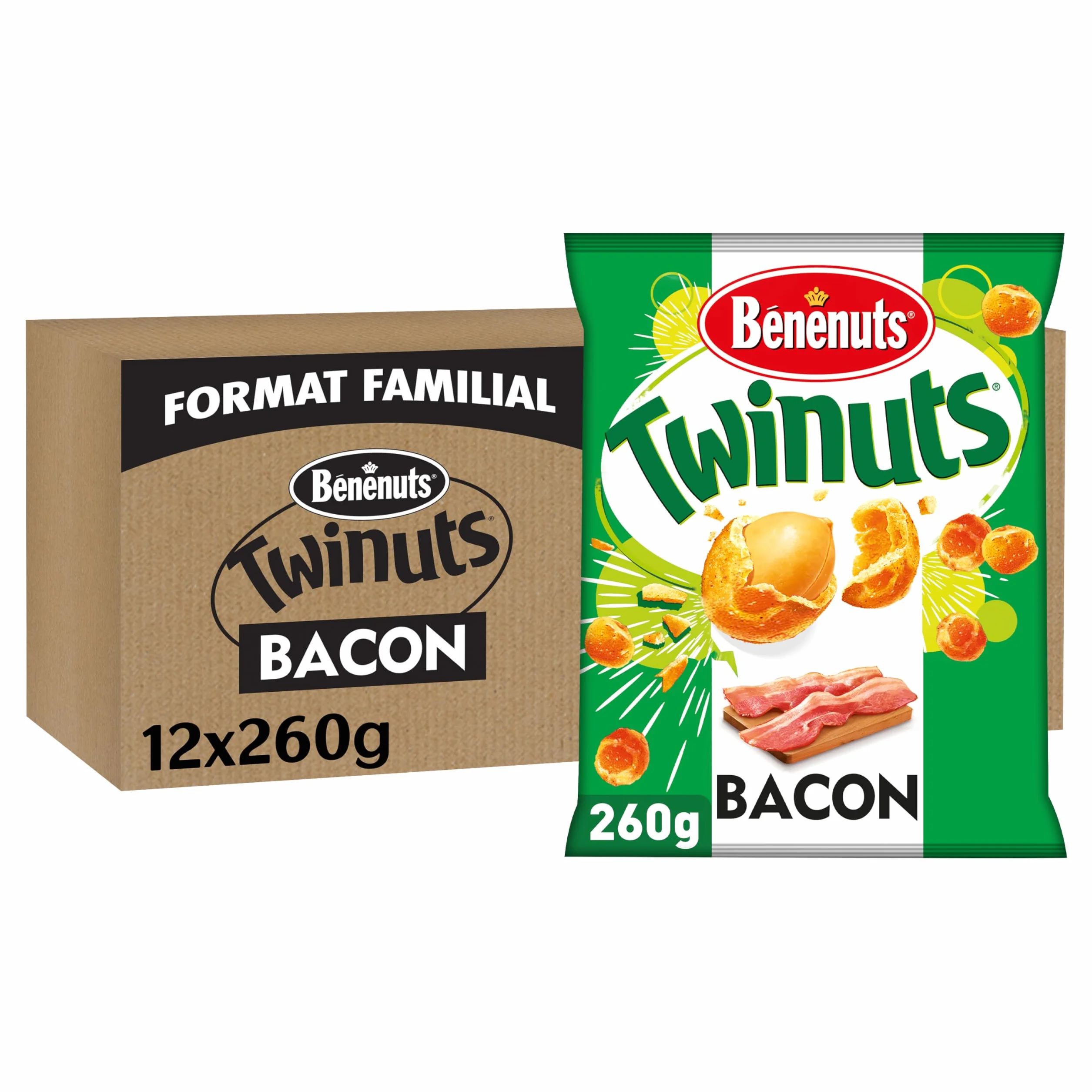 Twinuts Gout Bacon 12x260g