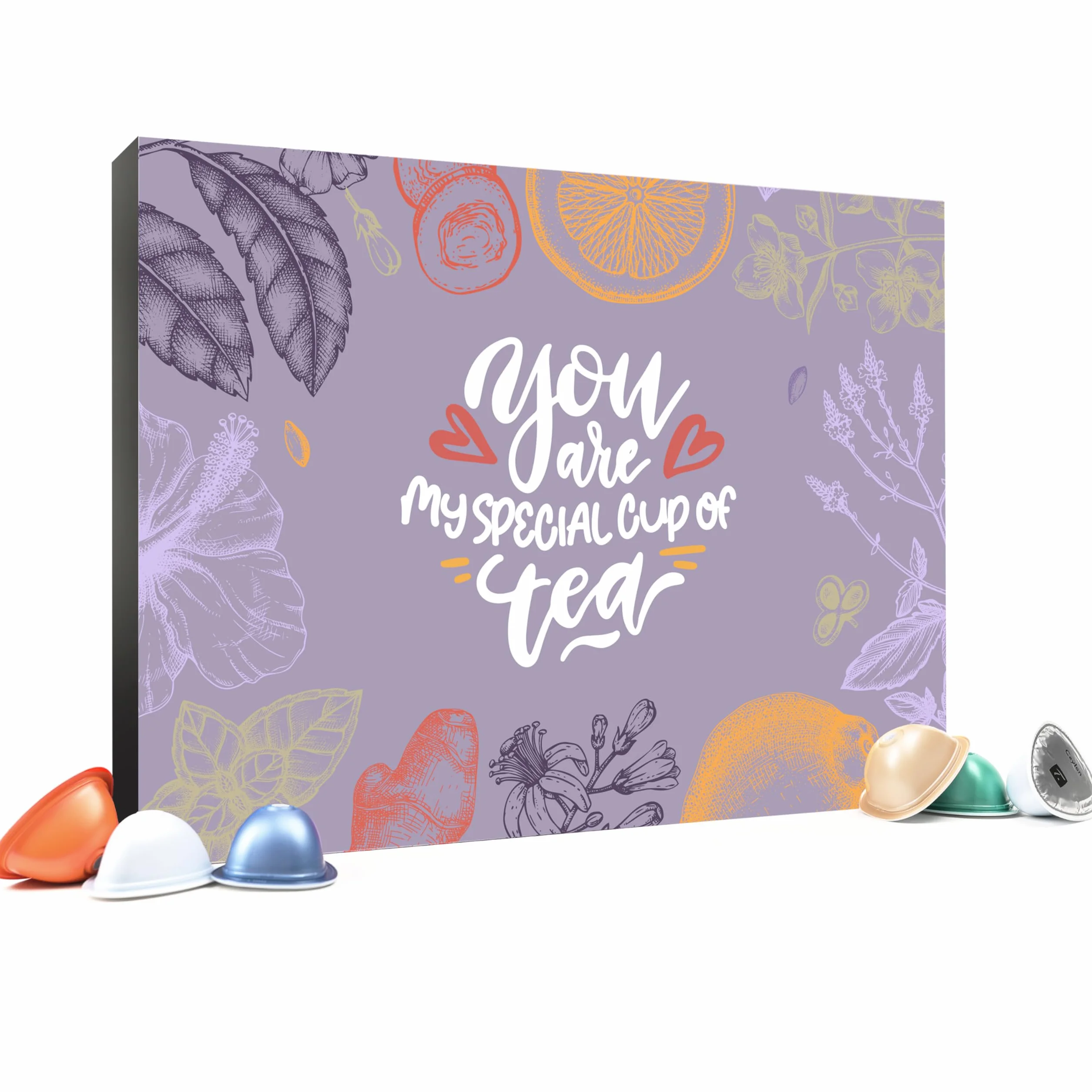 Pack de dégustation Special T avec 25 thés - sélection aléatoire de thé noir, thé vert, rooibos & thé bleu exotique Parfait pour découvrir