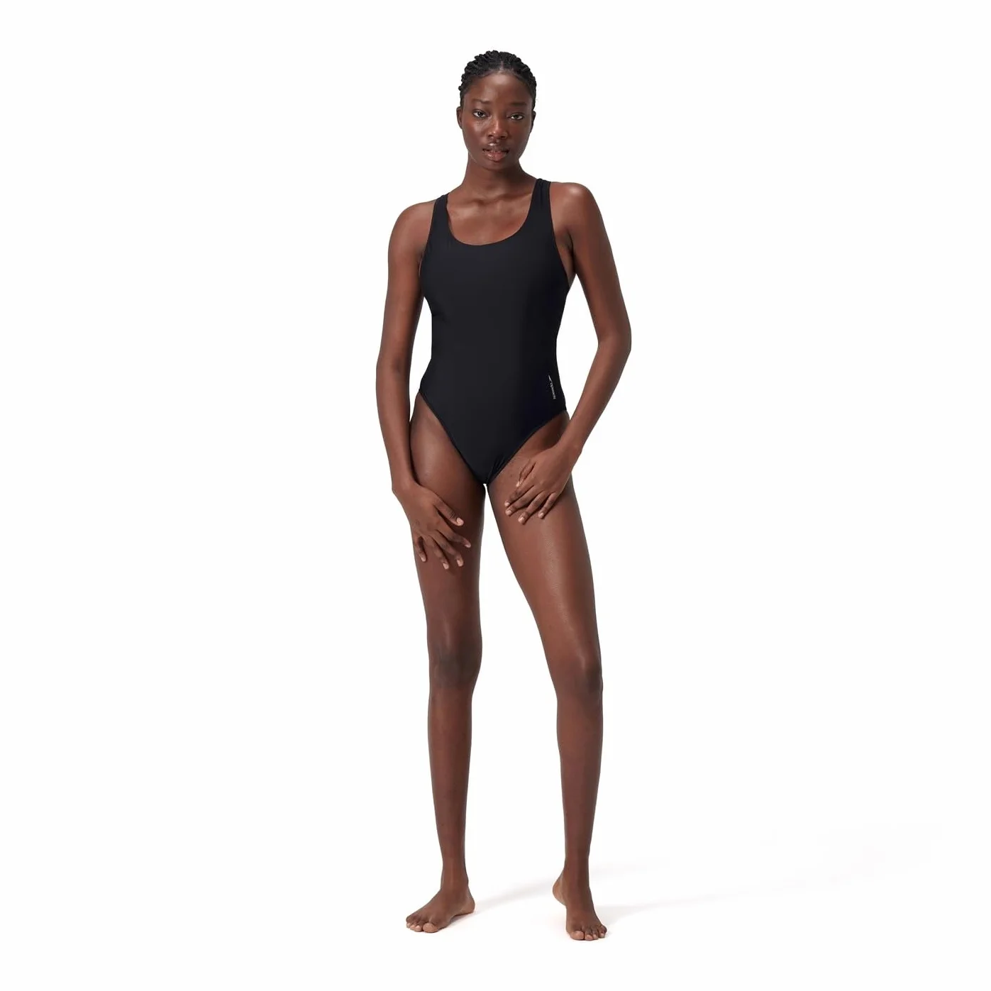 Speedo Solid Scoop Mesh 1 Piece Swimsuit Maillot de Bain Femme
