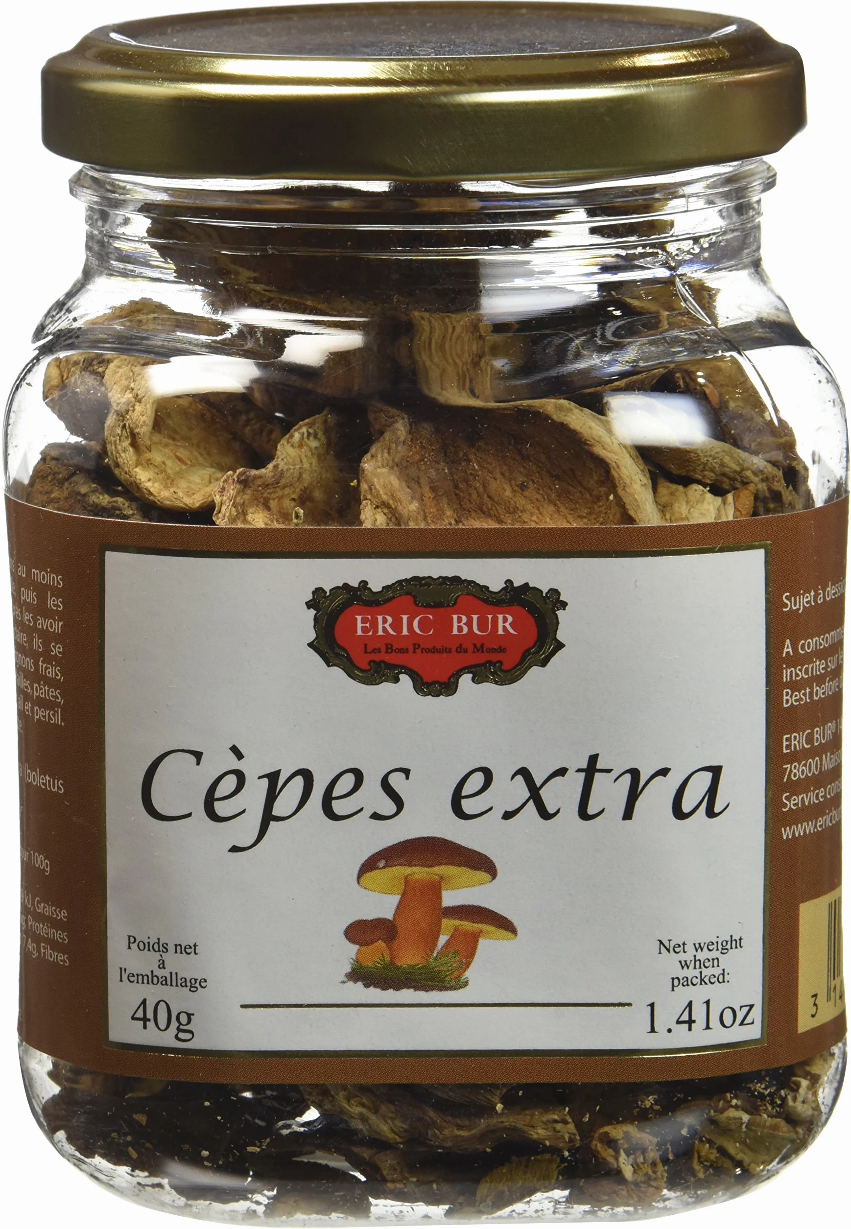 ERIC BUR Cèpes Secs Extra 40 g