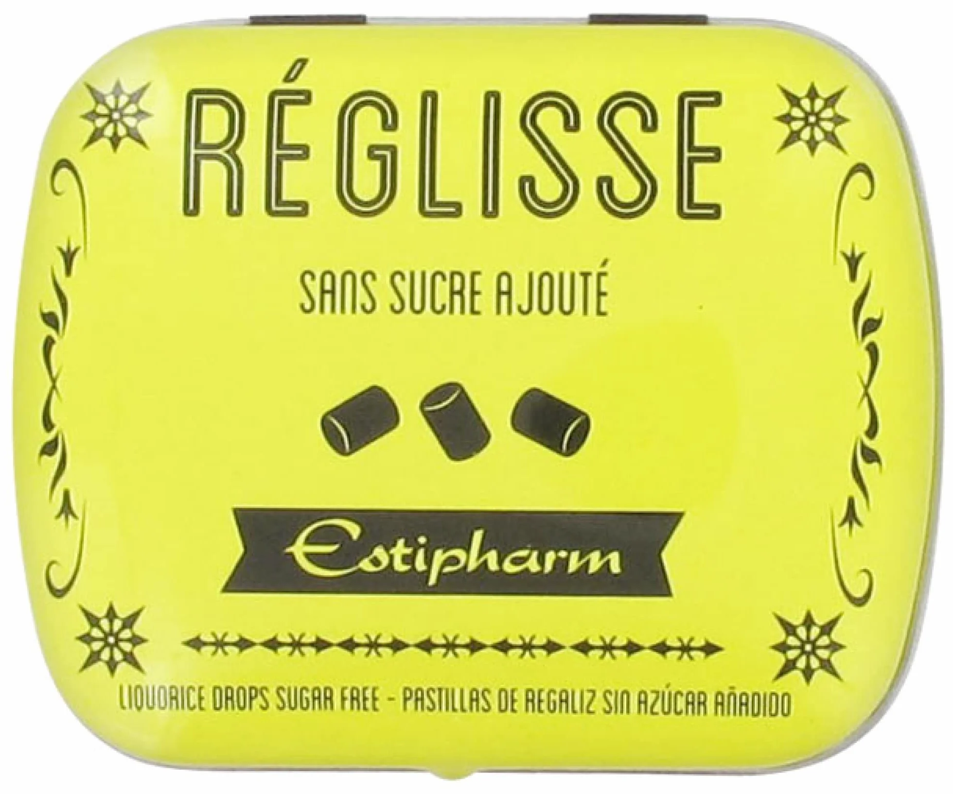 Estipharm Pastilles de Réglisse Sans Sucre 14g