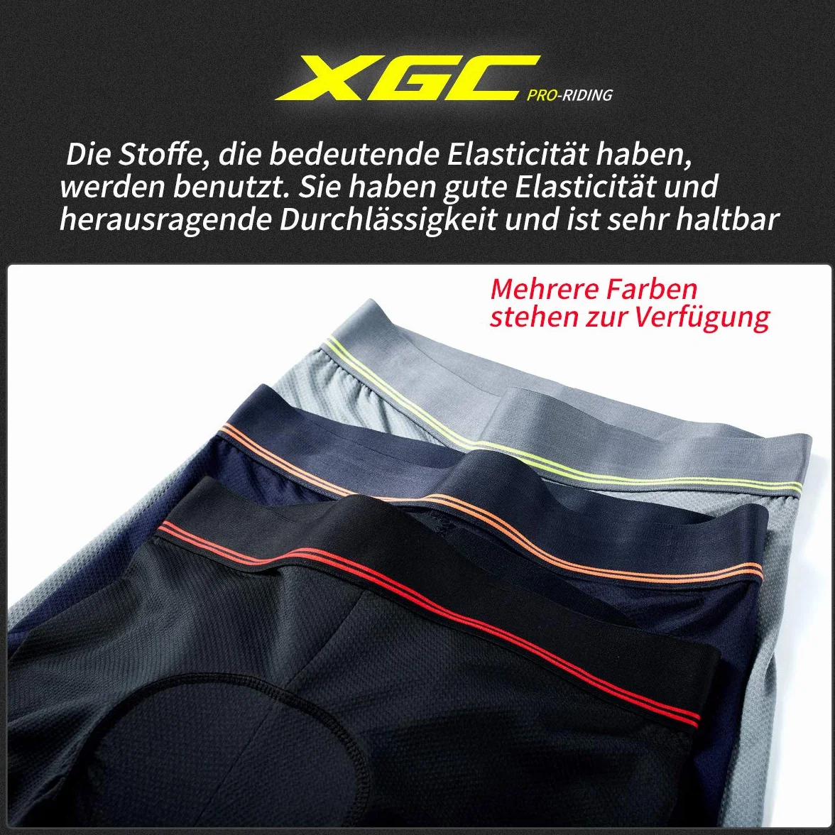 Short de cyclisme homme rembourrage gel 4D respirant haute densité