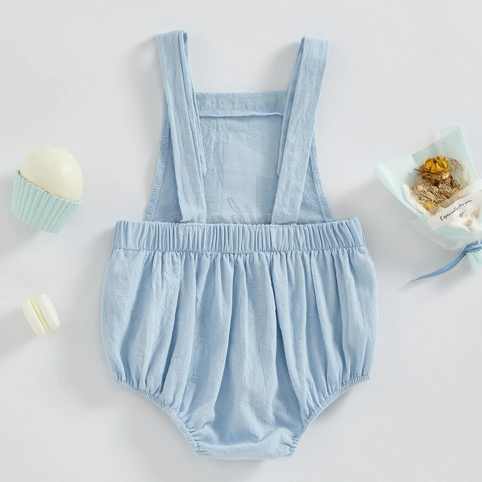 Barboteuse 1er Anniversaire pour Bébé Garçon - Body sans Manches Salopette Tenue Été
