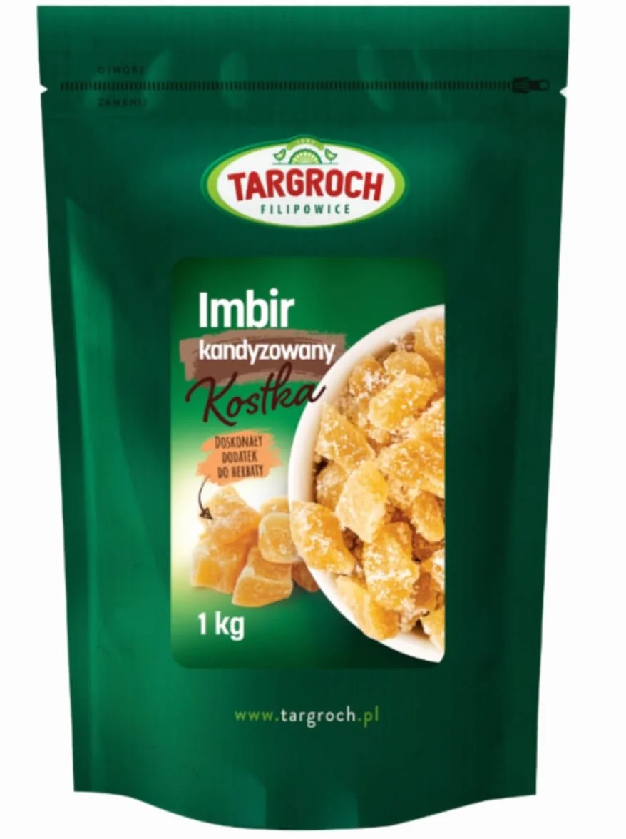 Cubes de gingembre confit 1000g Targroch