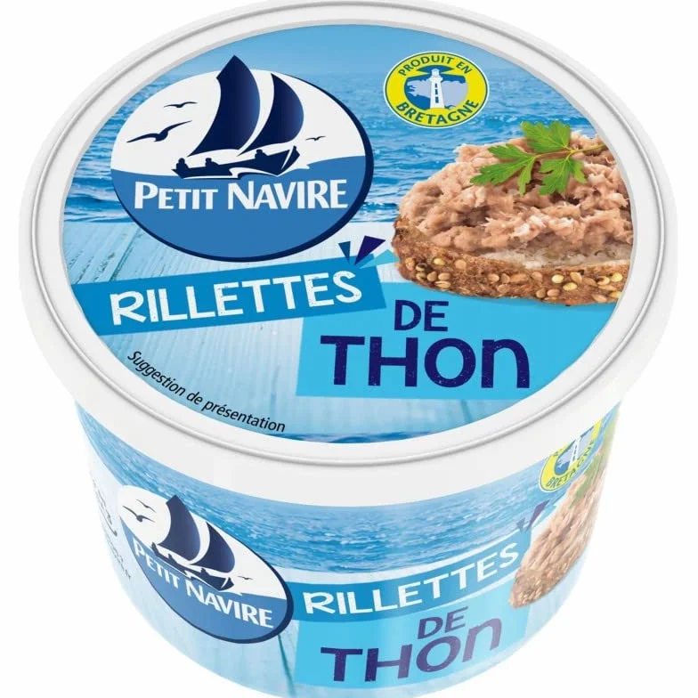 PETIT NAVIRE - Rillettes De Thon 220G - Lot De 4 - Livraison Gratuite