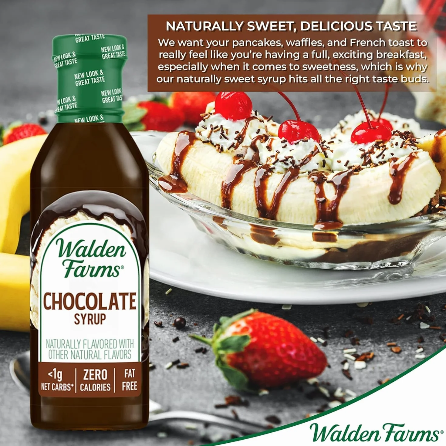 Walden Farms Near Zero Chocolate Syrup 340g by Walden Farms