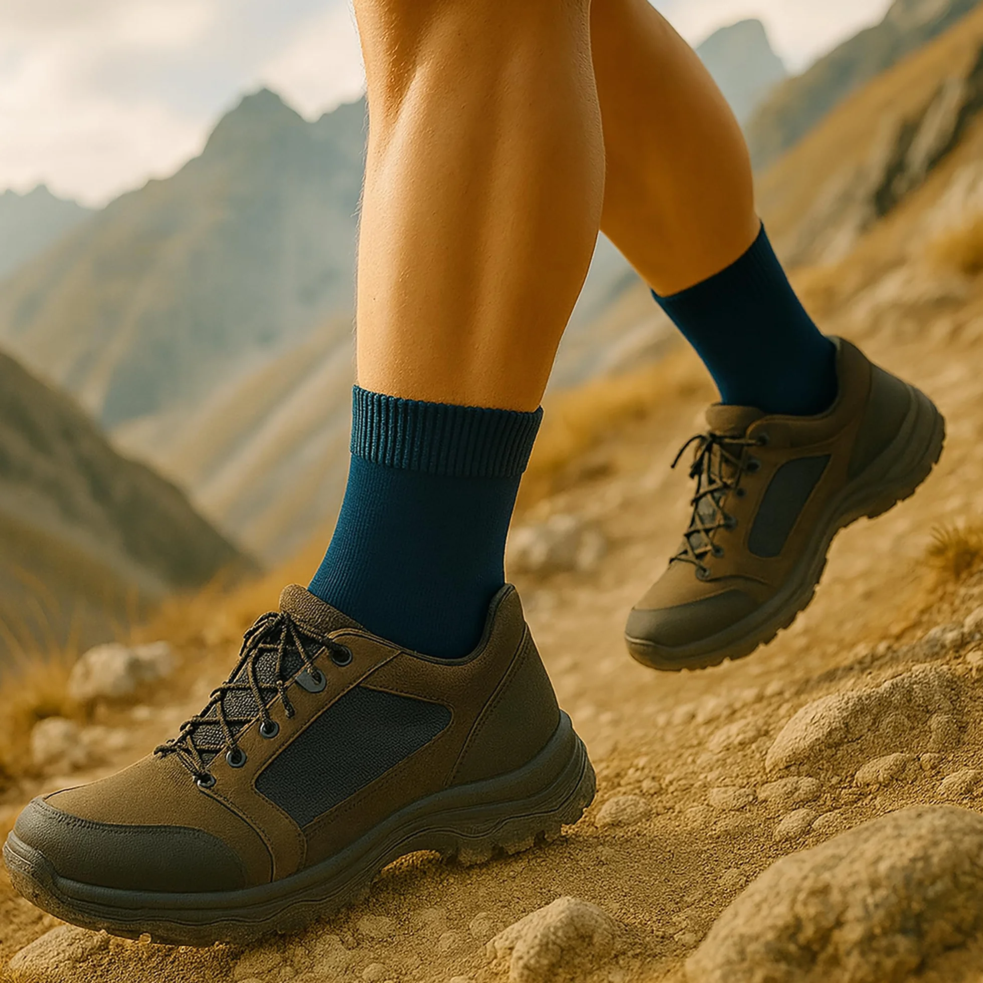 Kaiera Trek Light – 3 Paires Chaussettes Randonnée Laine Mérinos Respirantes Anti-Odeurs Trekking Marche Trail Été