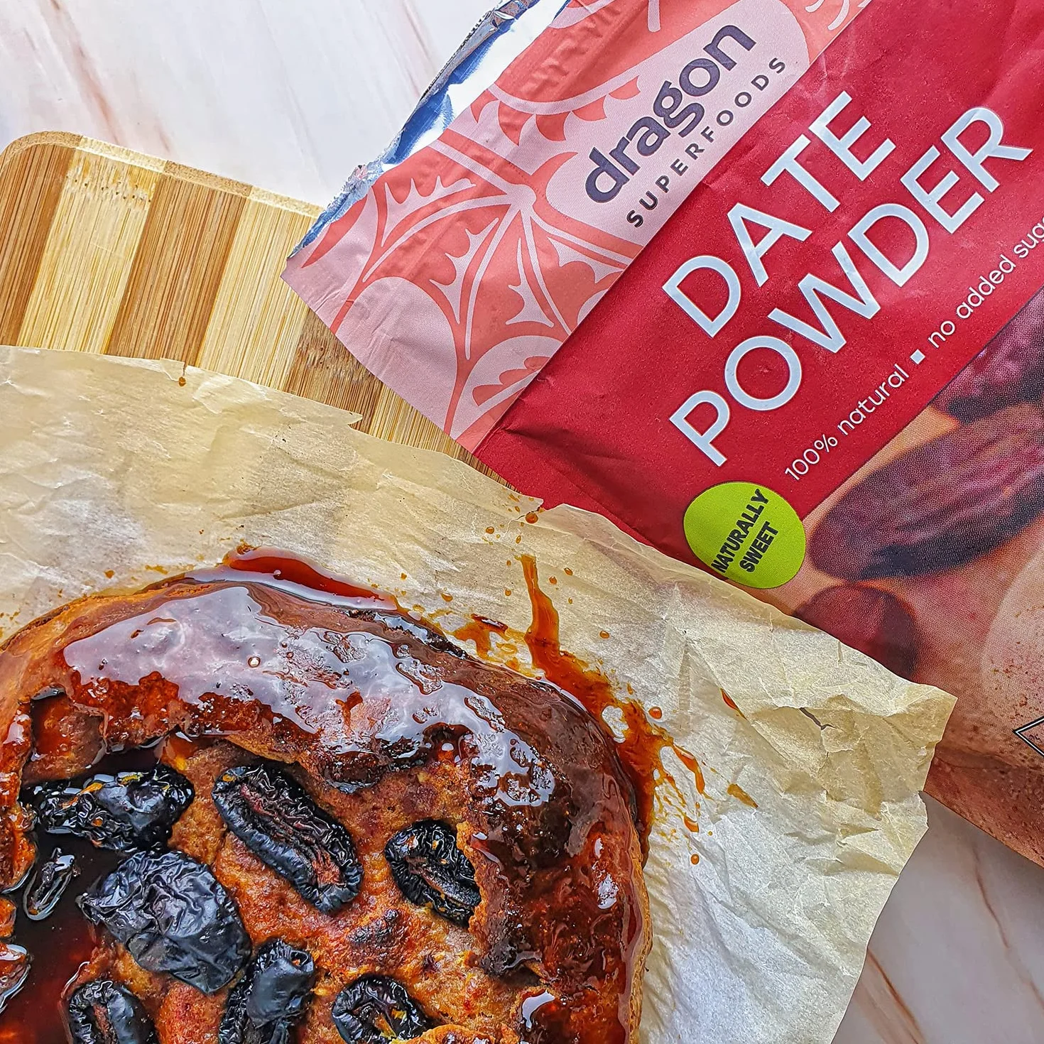 Dragon Superfoods Poudre de dattes - 100% bio, végétalienne et sans gluten, naturellement sucrée, multipack de 6 x 250 g