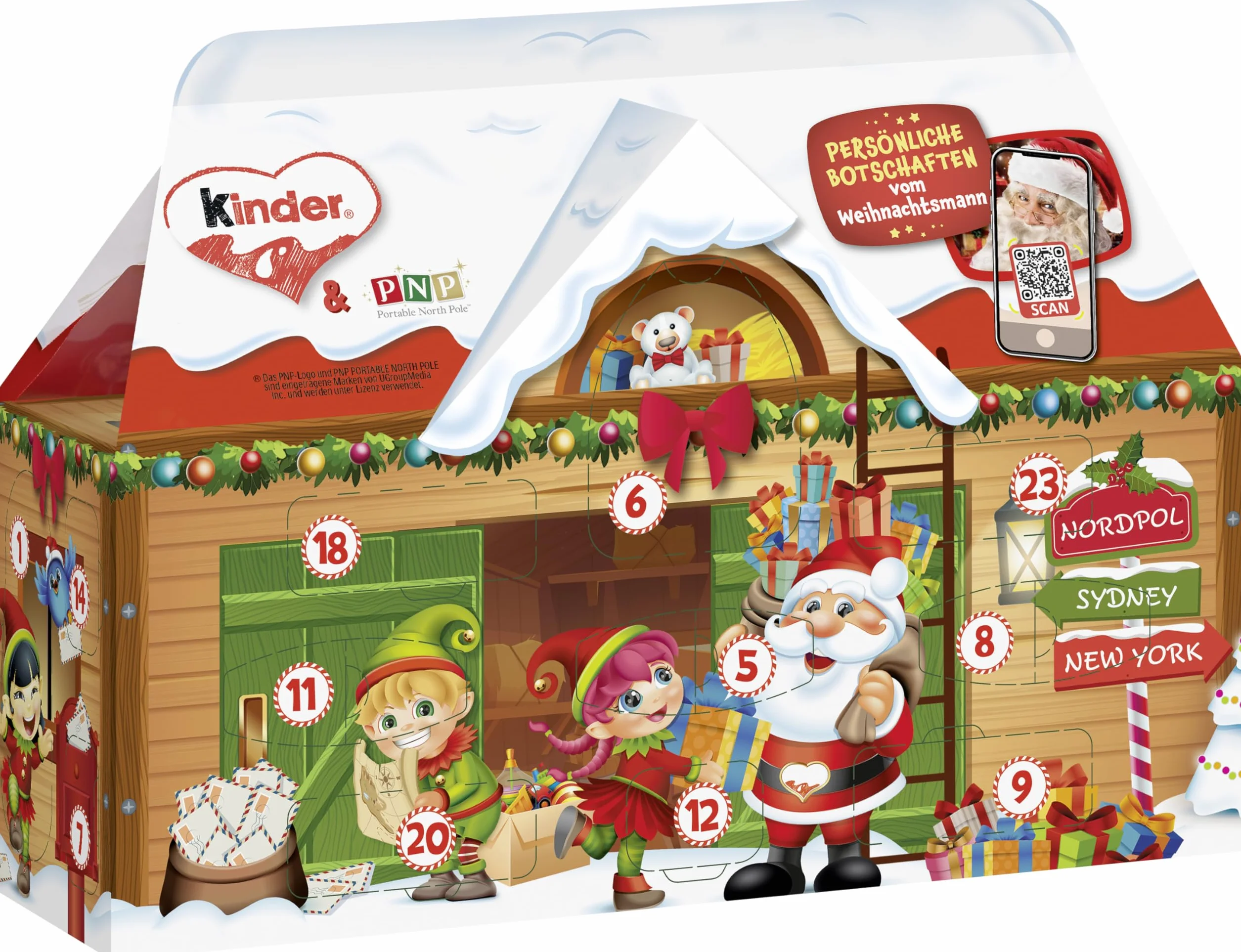 Kinder Calendrier 3D - Le calendrier de 234g