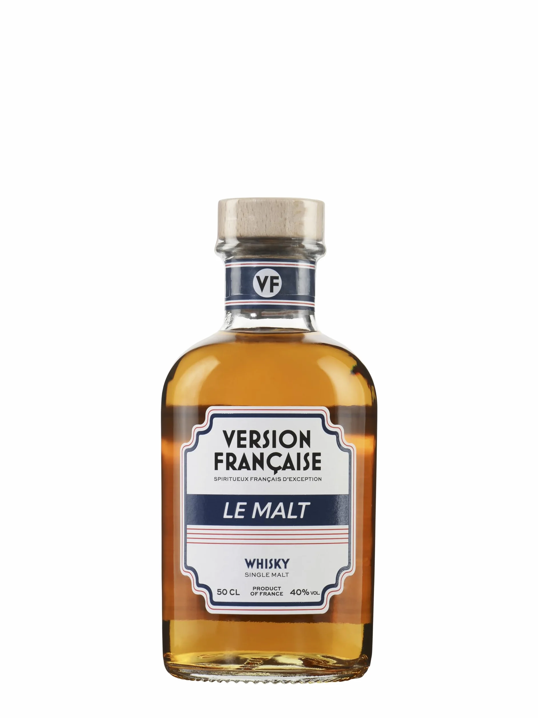 VERSION FRANÇAISE - Le MALT - Whisky Single Malt - Origine : France - 40% Alcool - Bouteille 50 cl