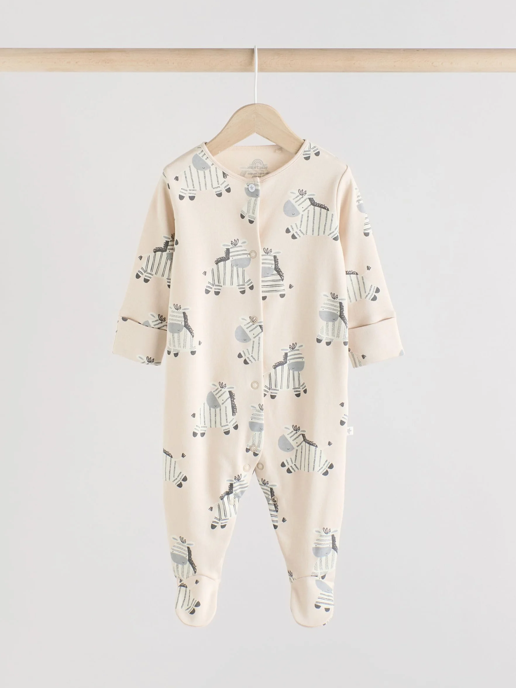 NEXT Bébé Dors-Bien zèbre 100% Coton Lot de 3