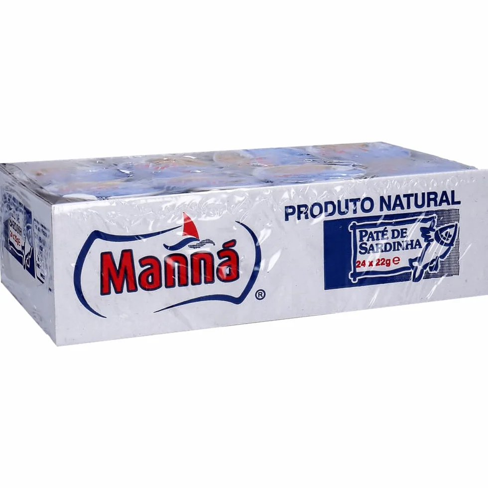 Pâté de sardines, Manná, 24 x 22 g