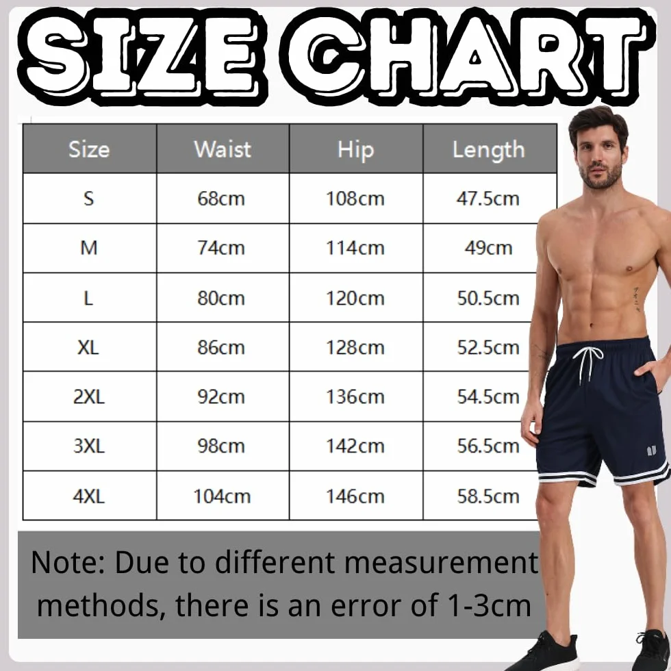 Shorts de sport homme séchage rapide lot de 5 avec poches taille élastique