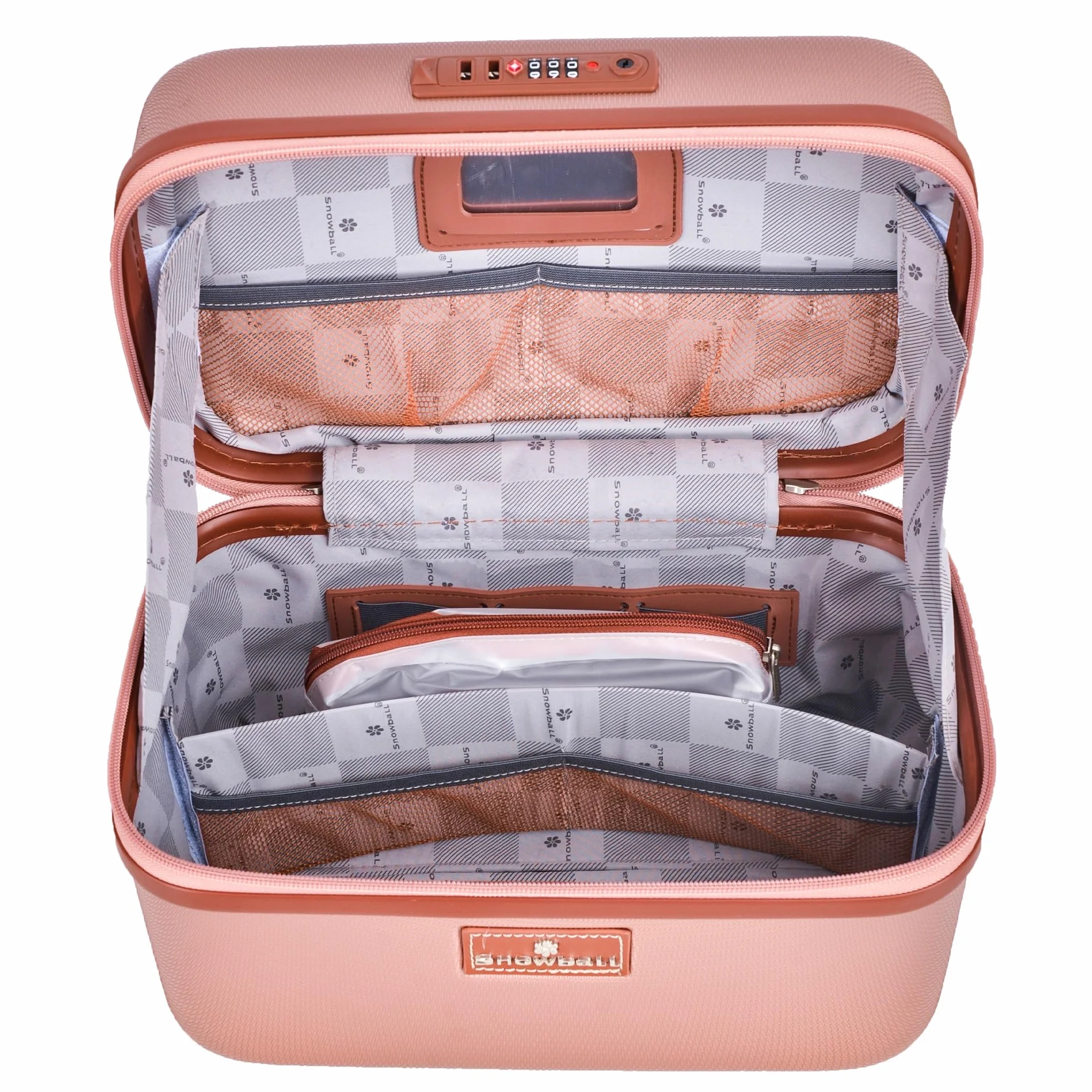 Snowball Grand Vanity Case Rigide à Code TSA