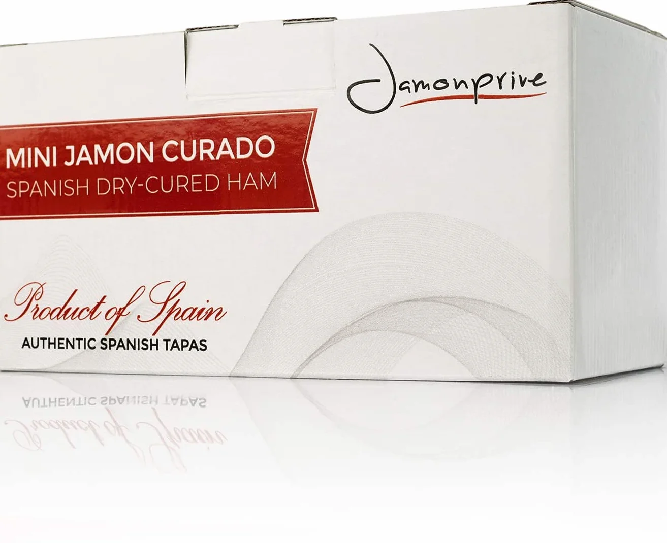Jambon Serrano Cru Désossé Duroc Reserva (Jamon Serrano) 1 Kg Mini + Support à Jambon + Couteau - Jamonprive
