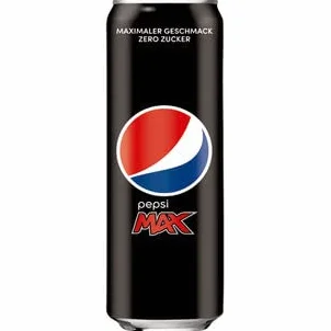 Pepsi Sans Sucre - Boisson Rafraîchissante Cola avec Caféine en Boîte - Sans Calories - 24 x 0,33 l