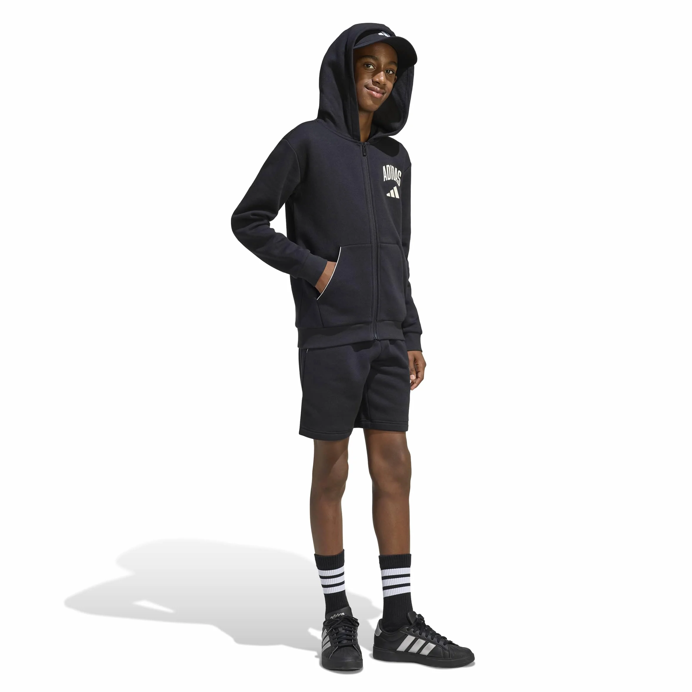 Adidas Seasonals Collegiate Typography Short Shorts Hybride Mixte Enfant