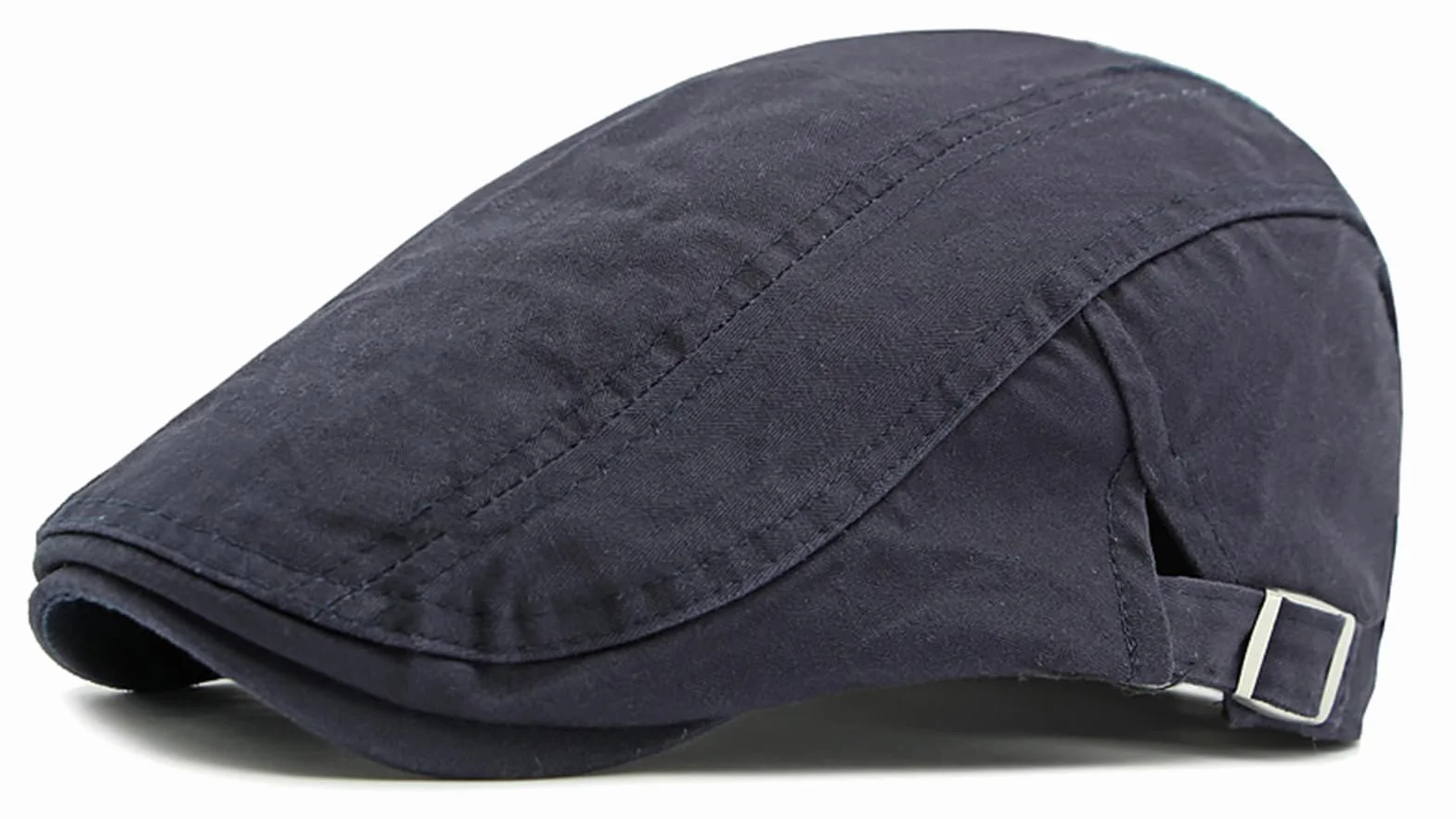 Bérets Homme Respirant Coton Casquette Plate Réglable Newsboy Vintage Flat Cap Unisexe