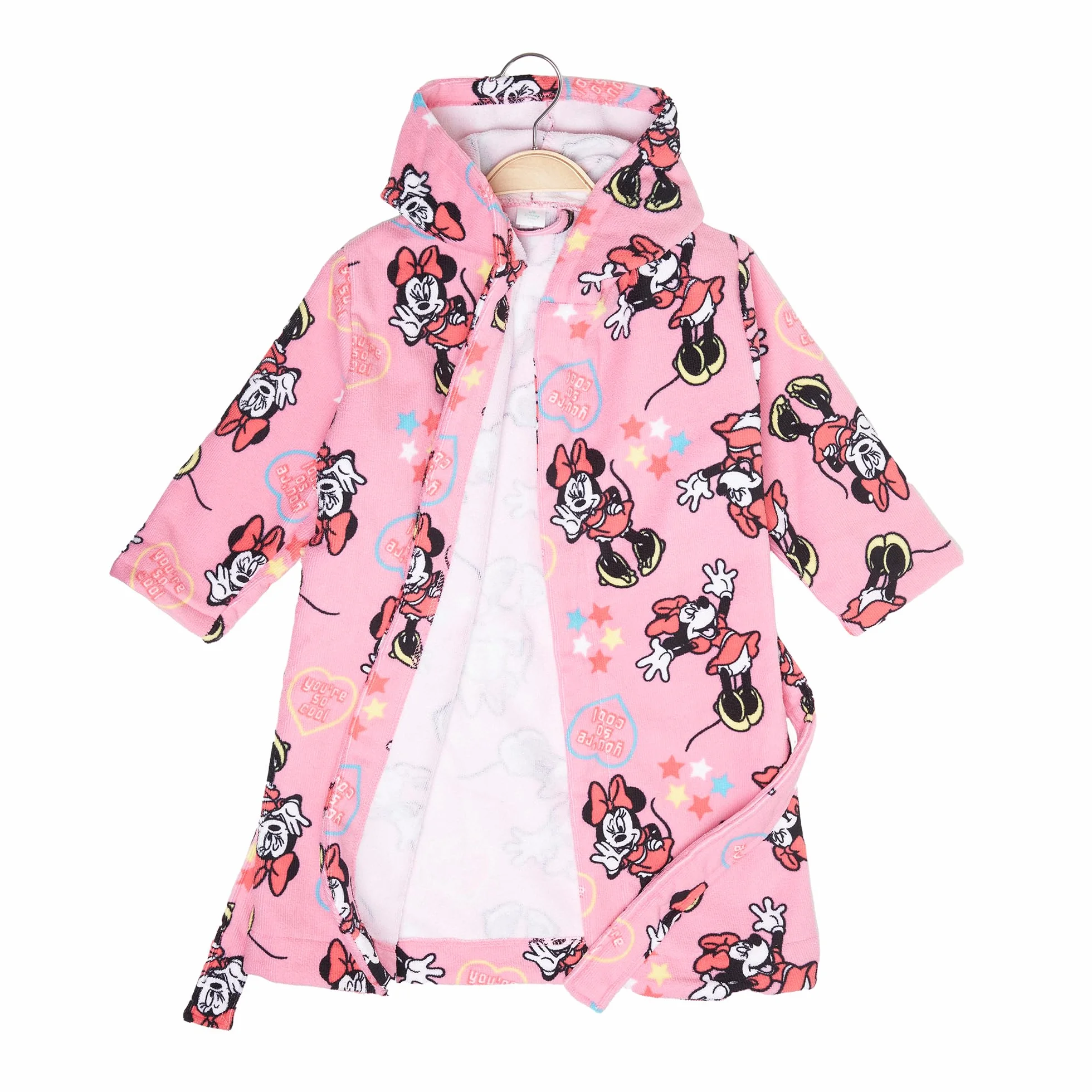 Peignoir Disney Minnie Mickey Mouse microfibre coton Ellepi