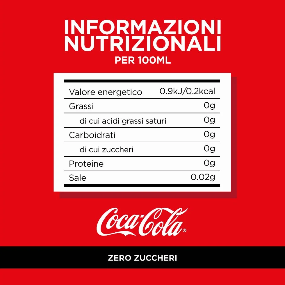 Lot de - 24 COLA ZERO canette 33 cl sans sucres