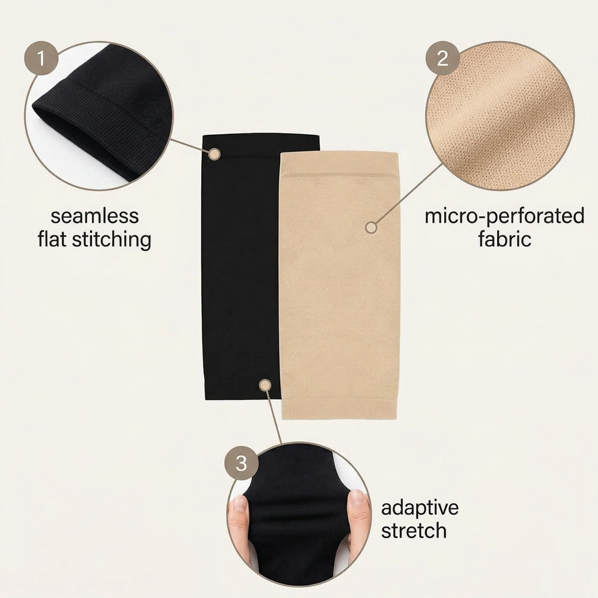 Manchons De Tatouage Pour Avant Bras En Élasthanne 2 Paires Protection Solaire