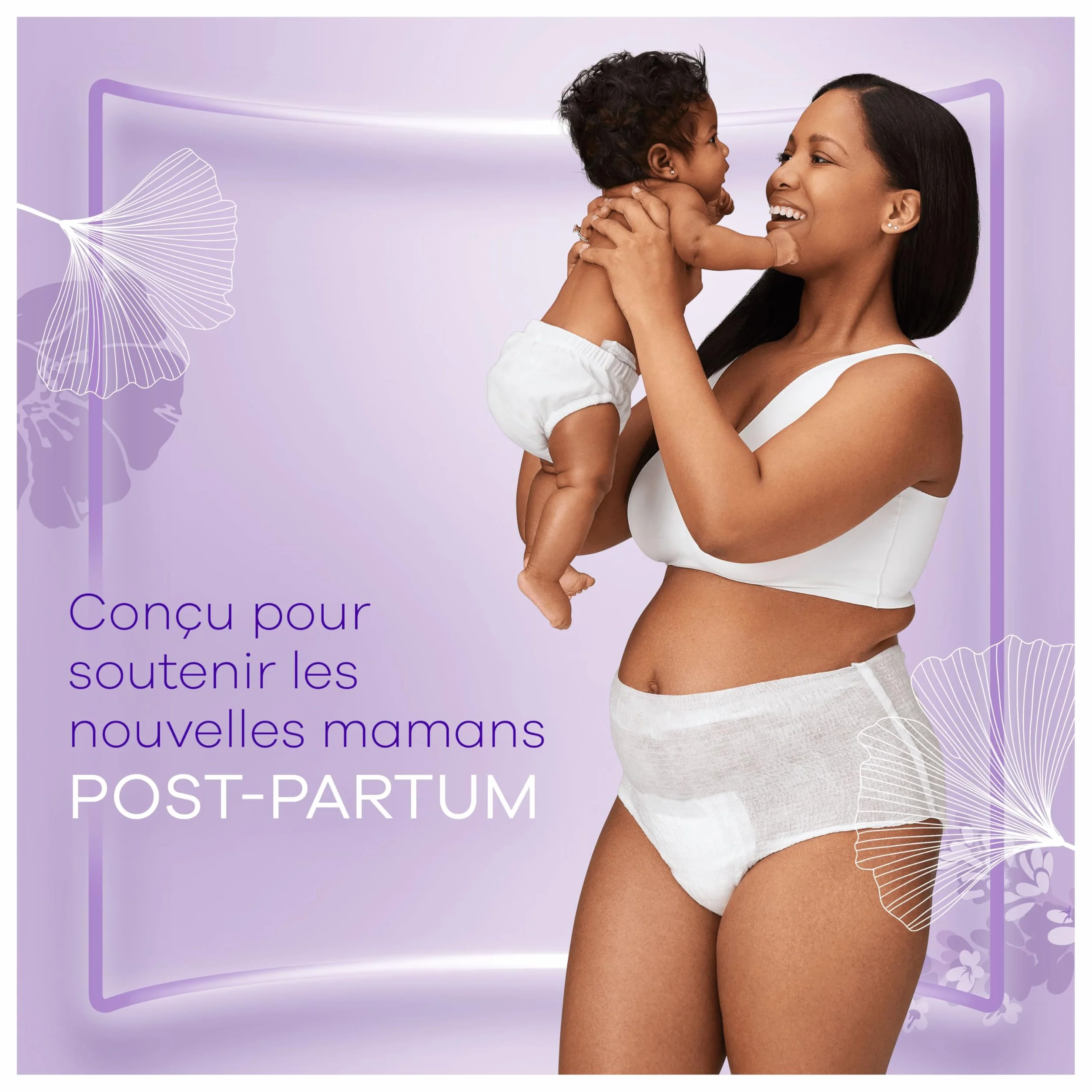 Always Discreet Postpartum Culottes Jetables Taille L Très Absorbante 8 Culottes