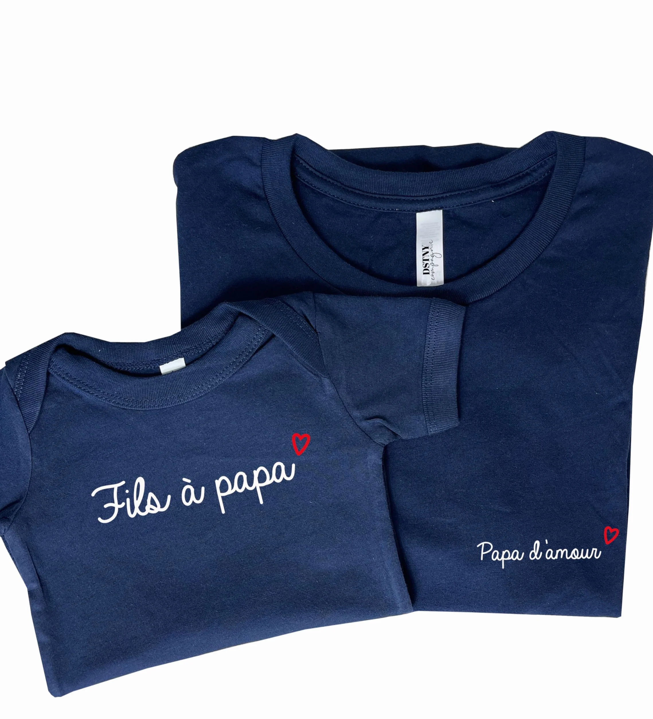 Ensemble Body Bébé et Tee-Shirt Adulte, Boite à Papa, Cadeau de Naissance Fête des Pères