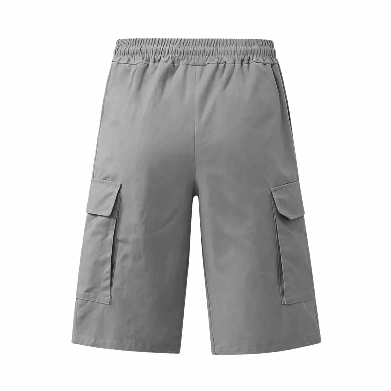 Bermudas Cargo Homme Élastique Militaire Pantacourt Été Léger Court Randonnée Multi-Poches