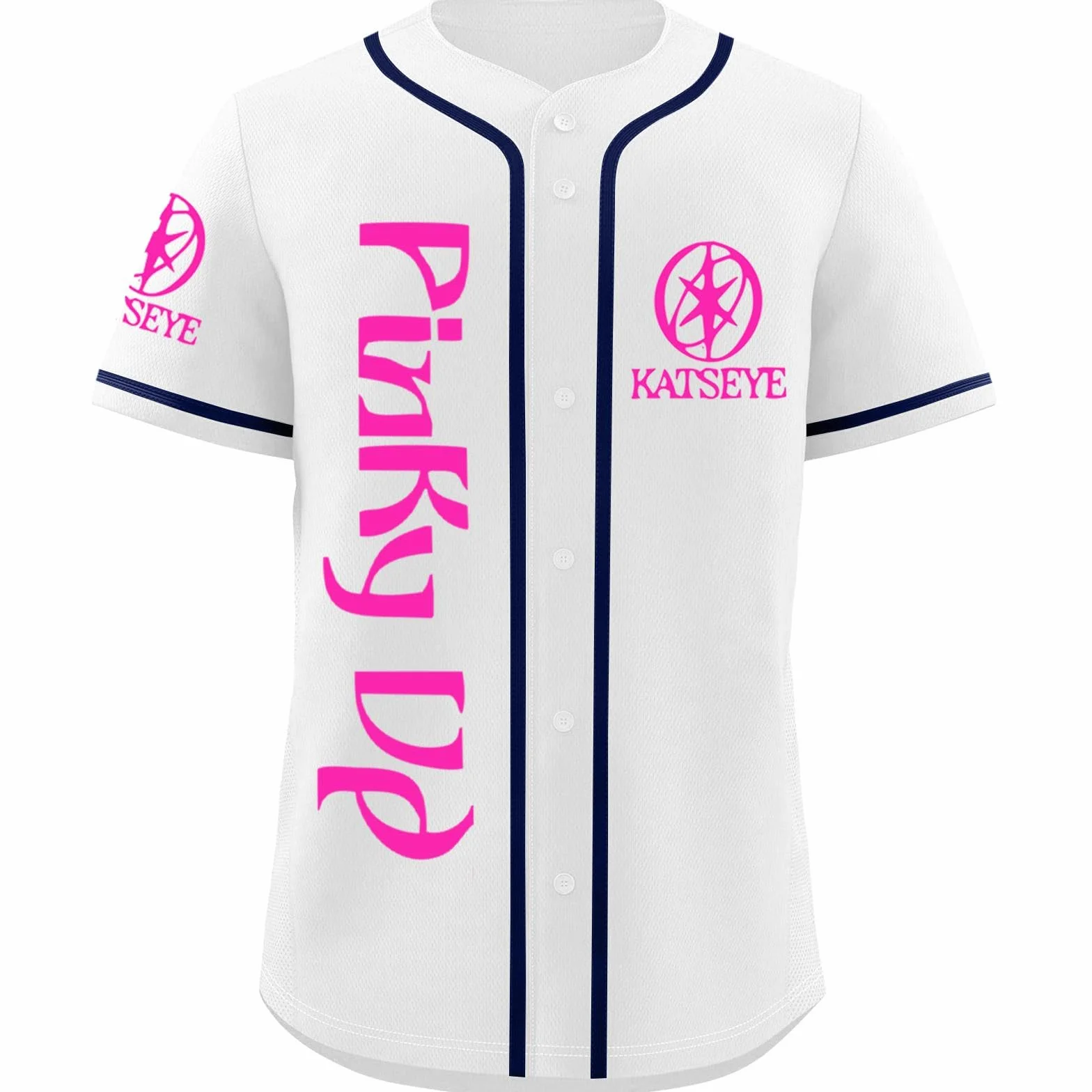 Katseye Beautiful Chaos Maillot De Baseball Rose à Manches Courtes Boutons Style Décontracté Hip-Hop Pour Fans