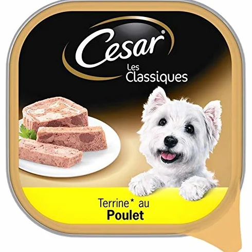 animaux Barquette Poulet en Terrine 300G - Lot De 4 - Offre Special