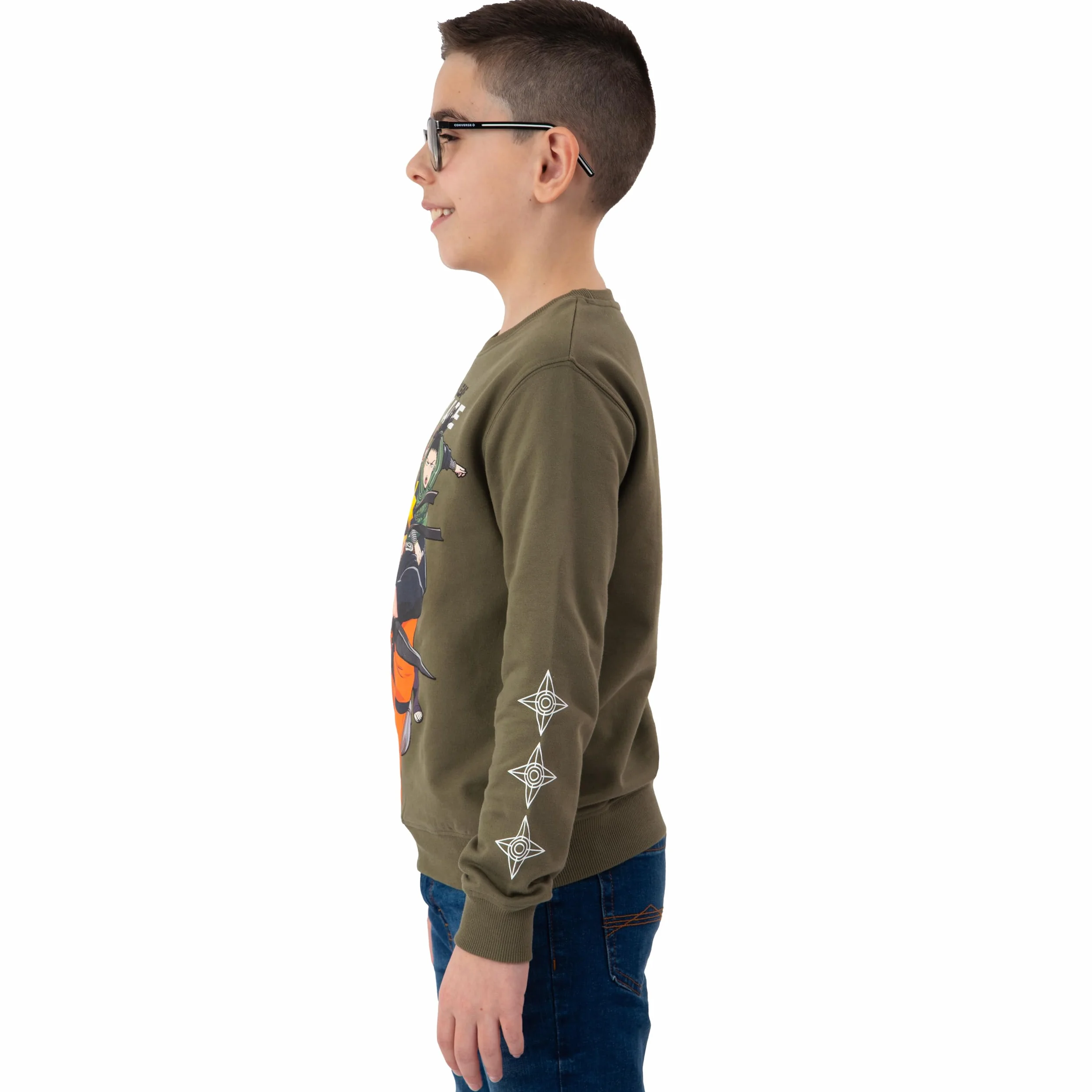 Pull Enfant Garcon Manche Longue Naruto Anime Vêtements Garçon