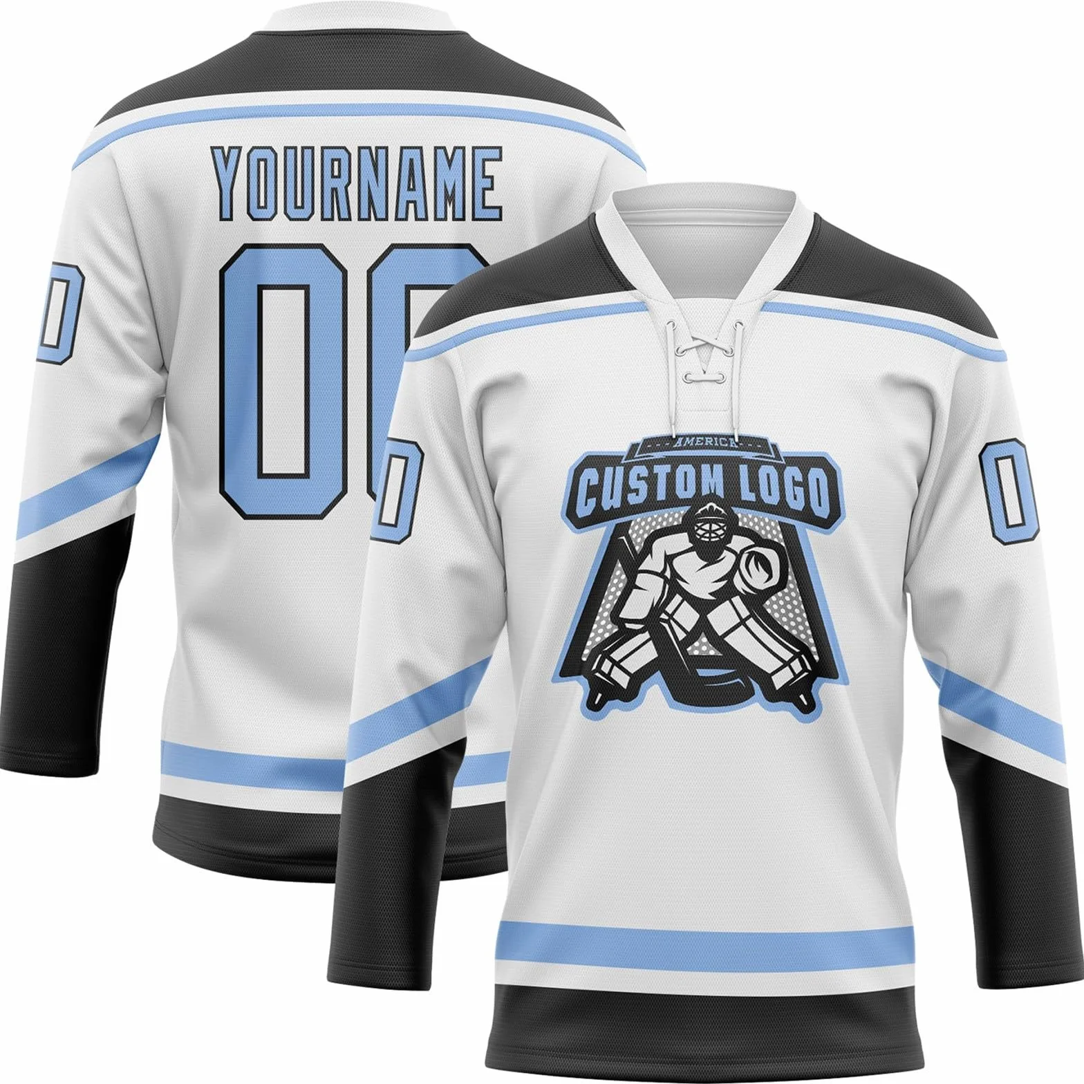 Maillots de Hockey personnalisés avec nom, équipe et numéro