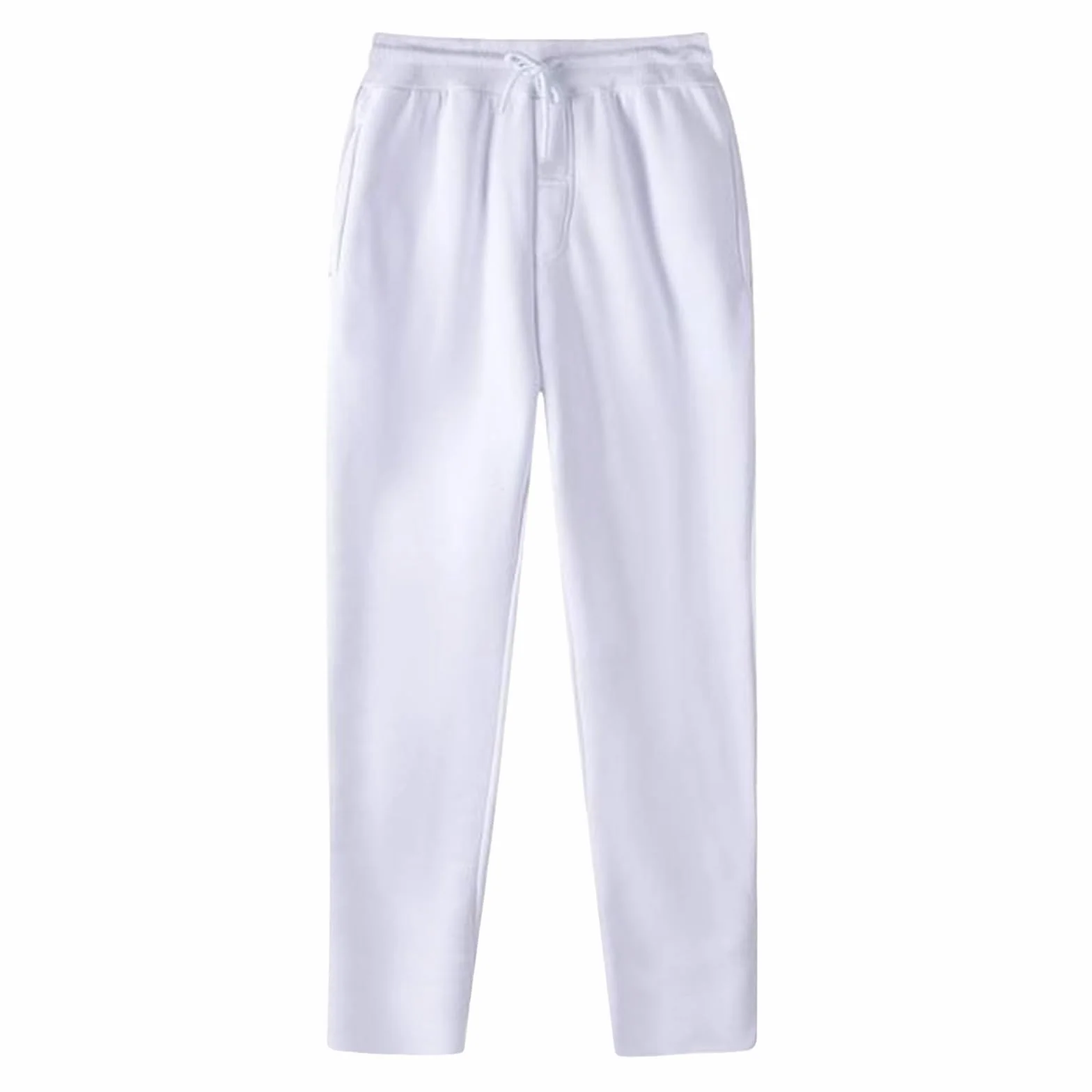 Pantalon de jogging élastique pour enfant avec poche - Couleur unie - Confortable pour l'extérieur