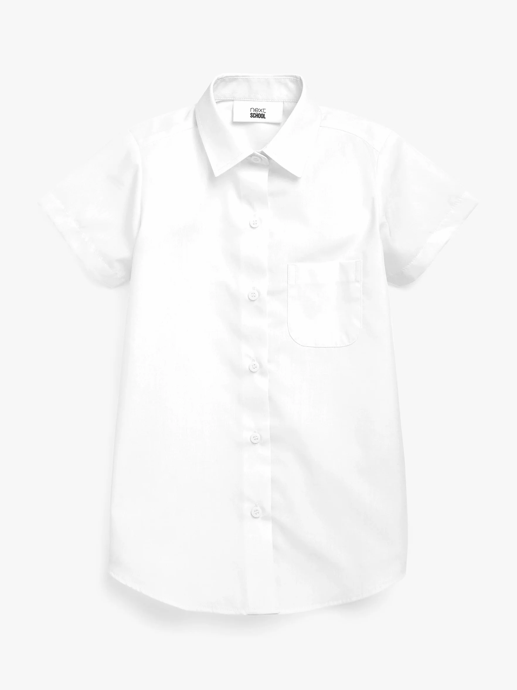NEXT Fille Chemise d'école Slim Manches Courtes Lot de 2