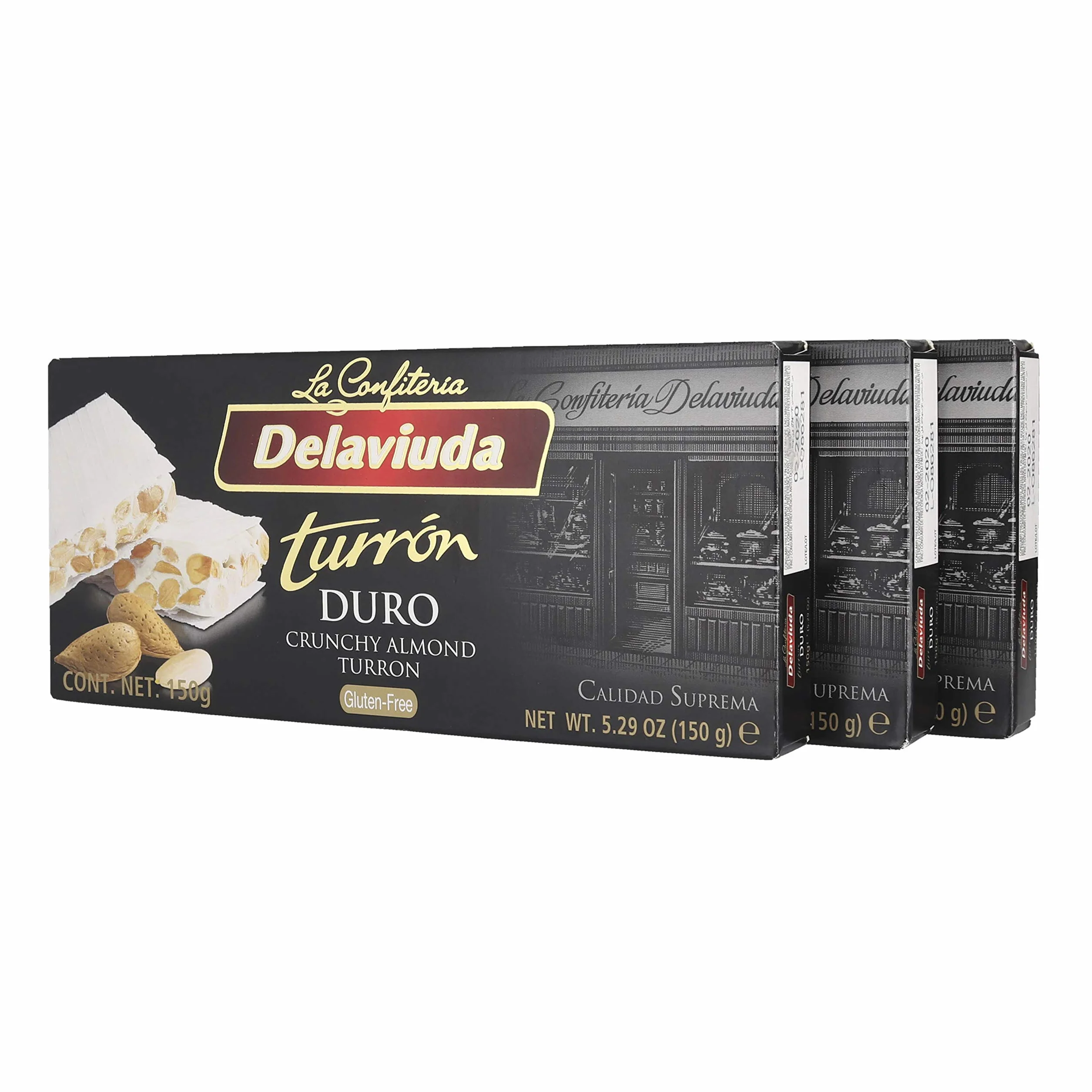 Delaviuda Turron Lot de 3 sachets de rangement