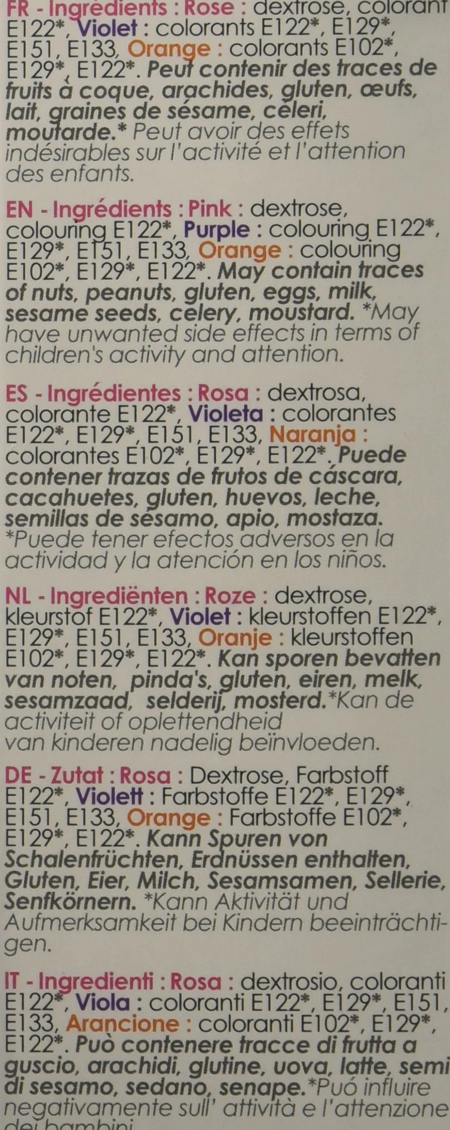 SCRAP COOKING Kit 3 Colorants Artificiels, Orange/Violet/Rose, 15 g