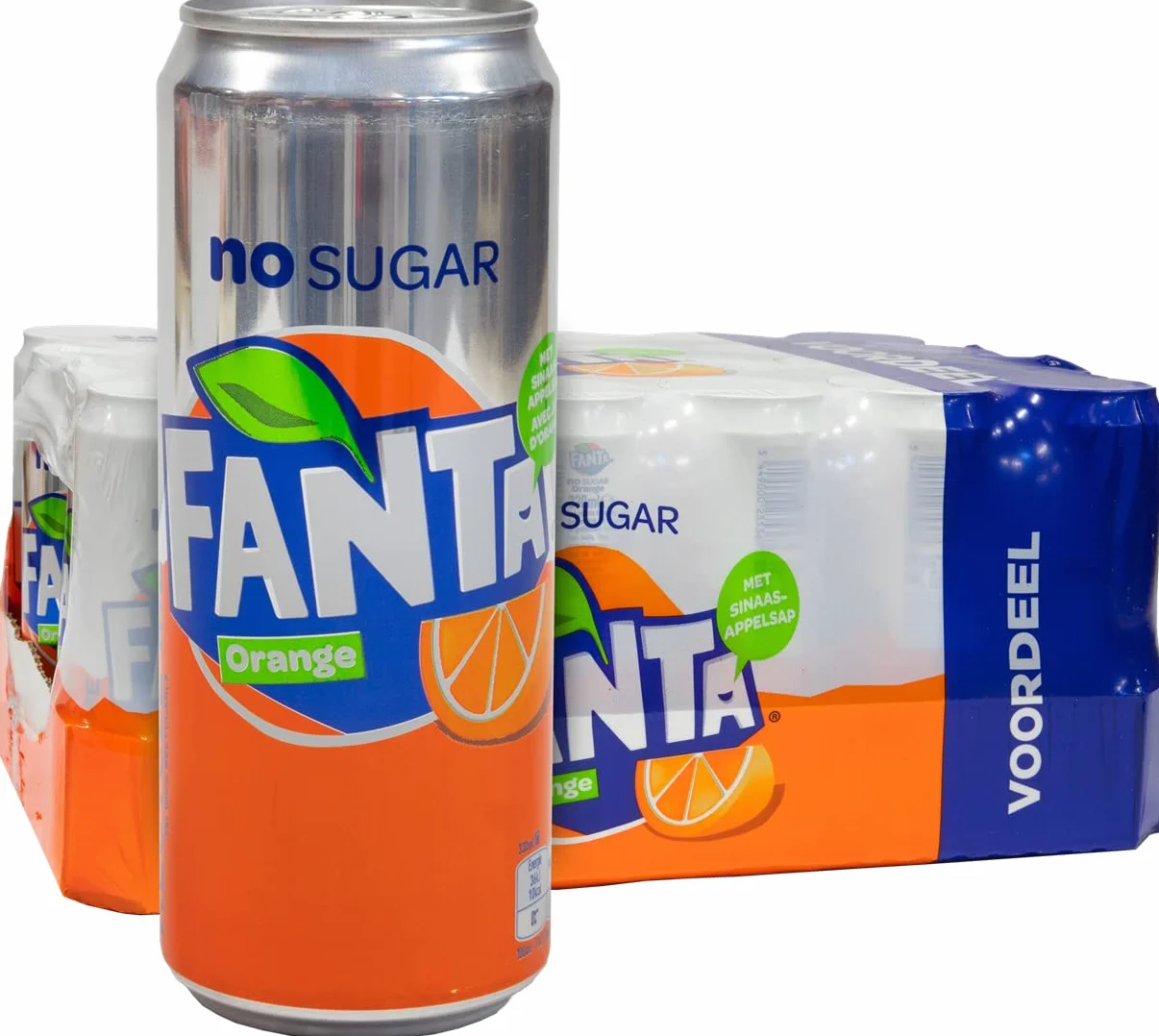 Fanta Orange Zero 330ml (Pack de 24 x 330ml)