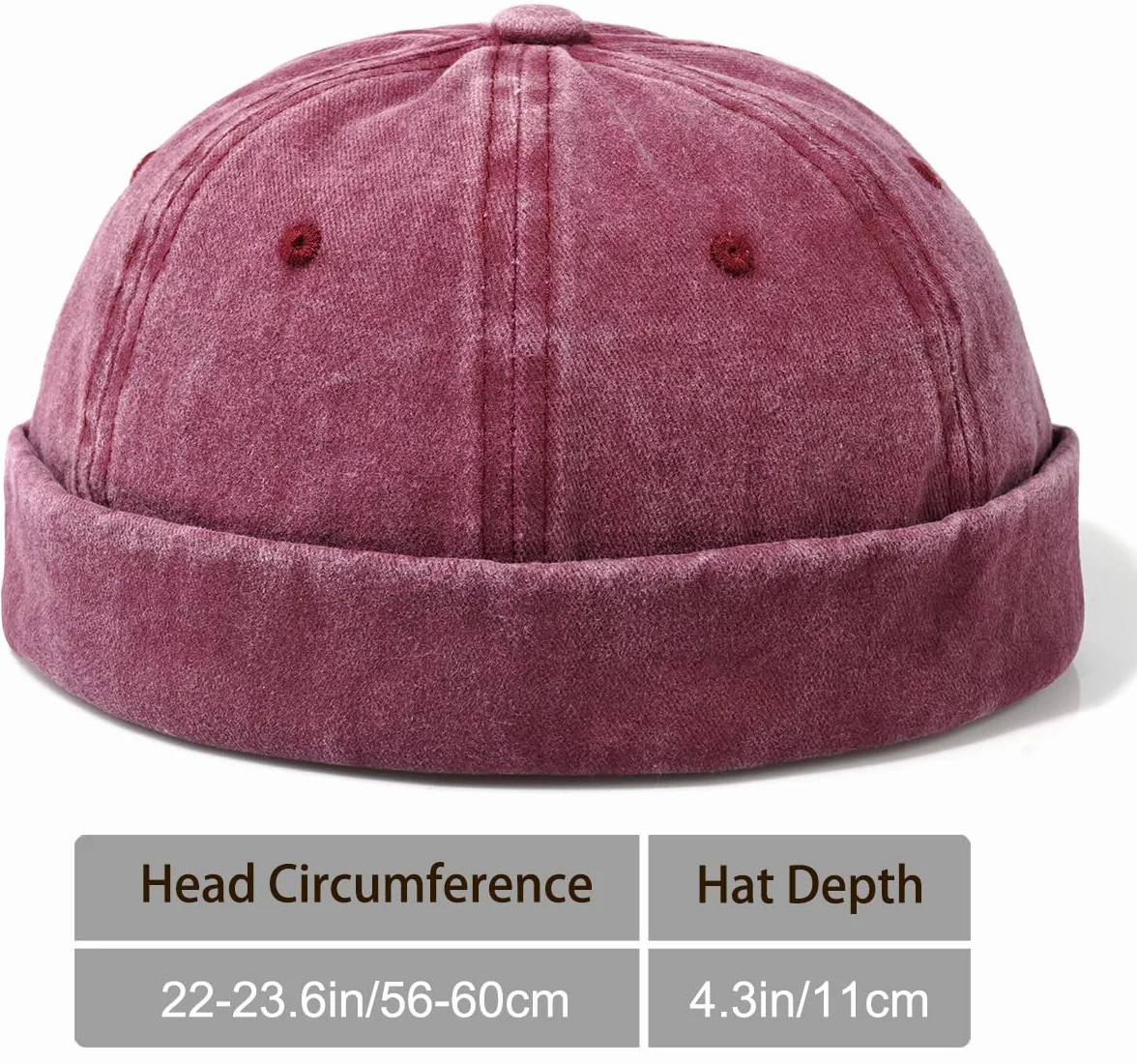 MESU Docker Cap Worker Sailor Hat Bouclé Vintage Bonnet