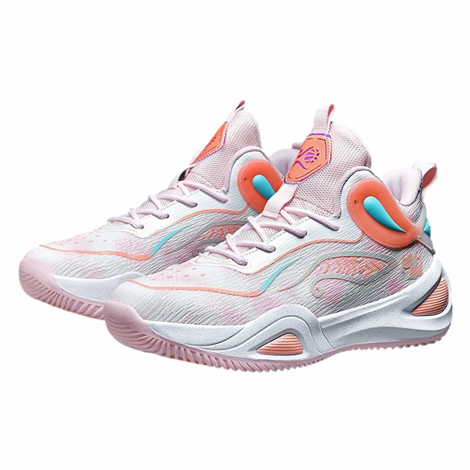Baskets pour fille basket-ball course semelle haute flexible
