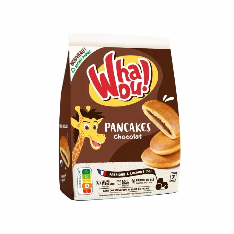 WHAOU! | Pancakes Chocolat X7 259G | Lot De (3) | livraison offerte