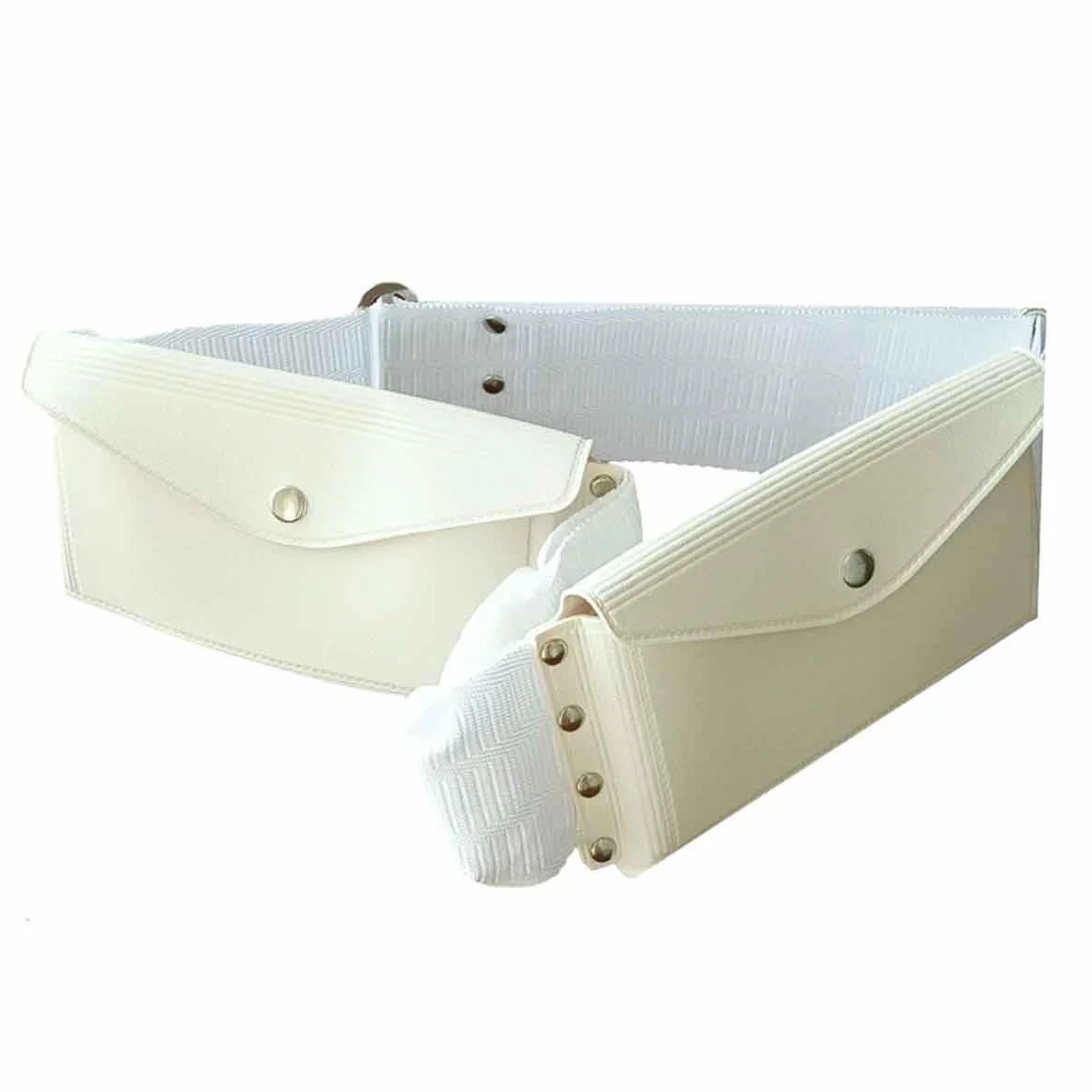 Ceinture de Hadj pour Hommes Sac de Taille Dissimulé 2 Poches Ceinture Ihram Ajustable 120 cm