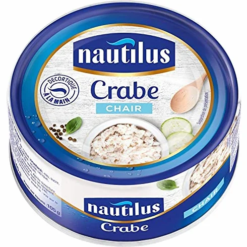 NAUTILUS - CHAIR DE CRABE 100% 105G - LOT DE 3