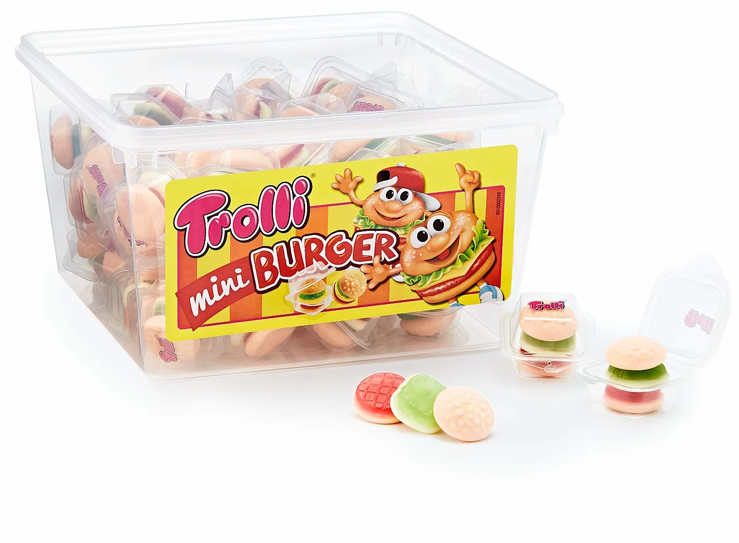Mini Burger Bonbons Gummy Candy 60 Pièces