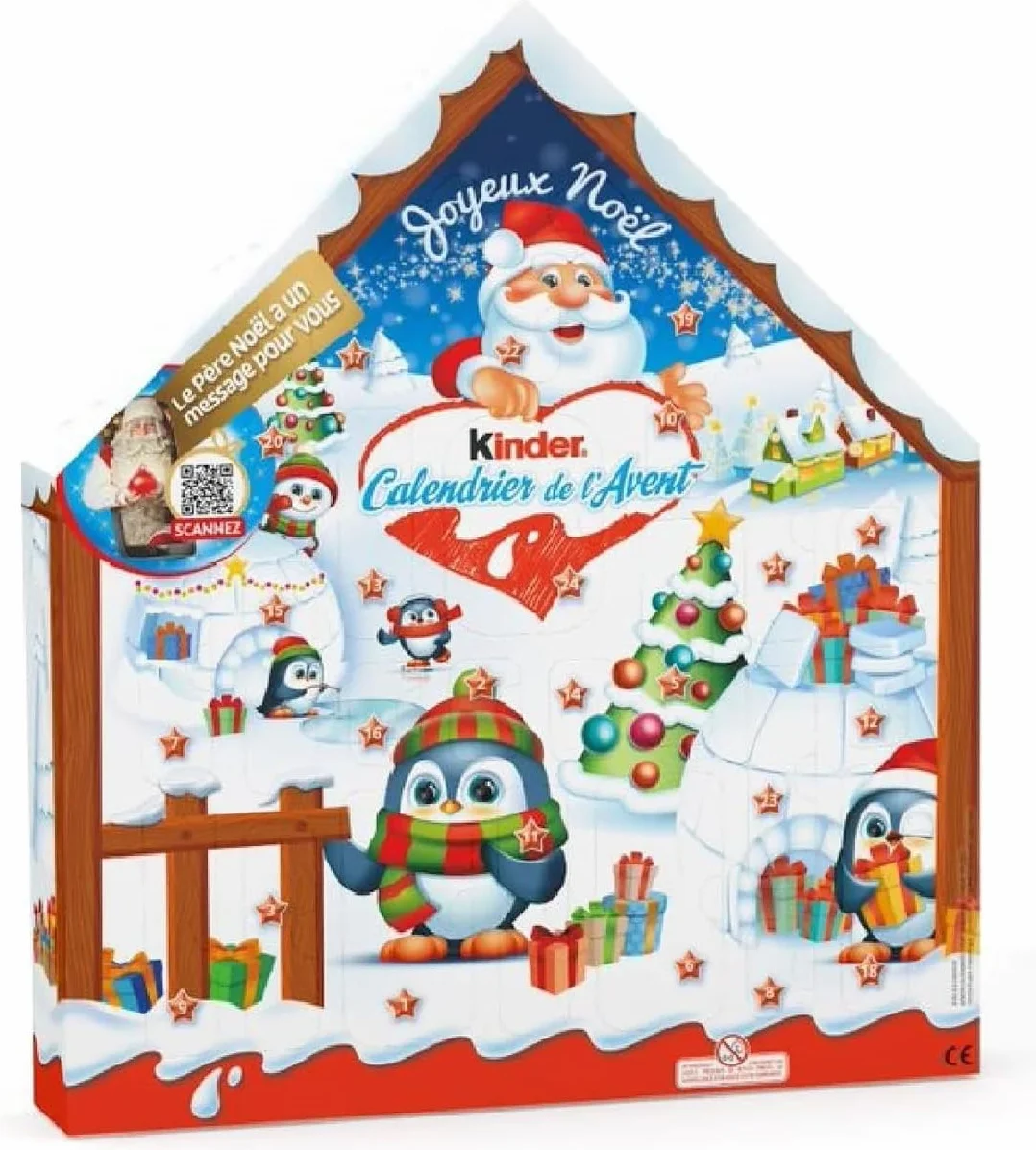 Calendrier de l’Avent Kinder 2025 · 24 Chocolats Variés & 1 Œuf Kinder Surprise · Offre Spéciale