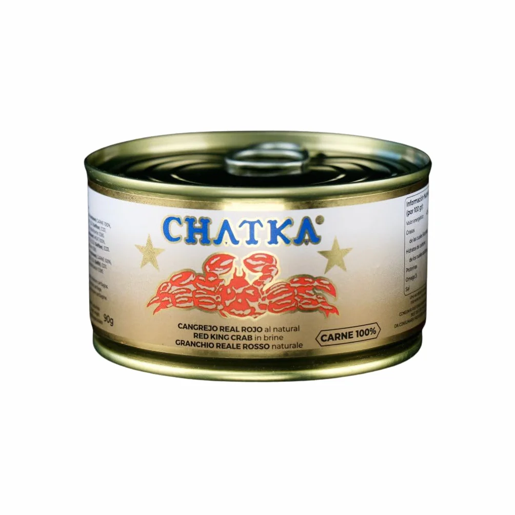 Chatka Chair de Crabe Royal Rouge Émiettée, 100% Naturel, Conservation Traditionnelle (90 gr)