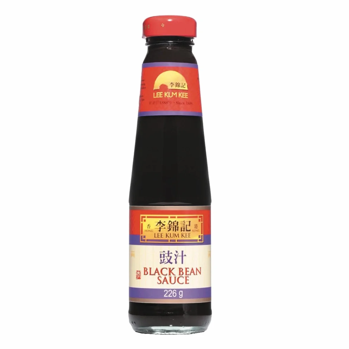 Sauce aux haricots noirs/au soja noir 226g - Sauce haricot noir - Marque LEE KUM KEE (Lot de 2 bouteilles) - Expédition depuis France par la Sté Bo Time
