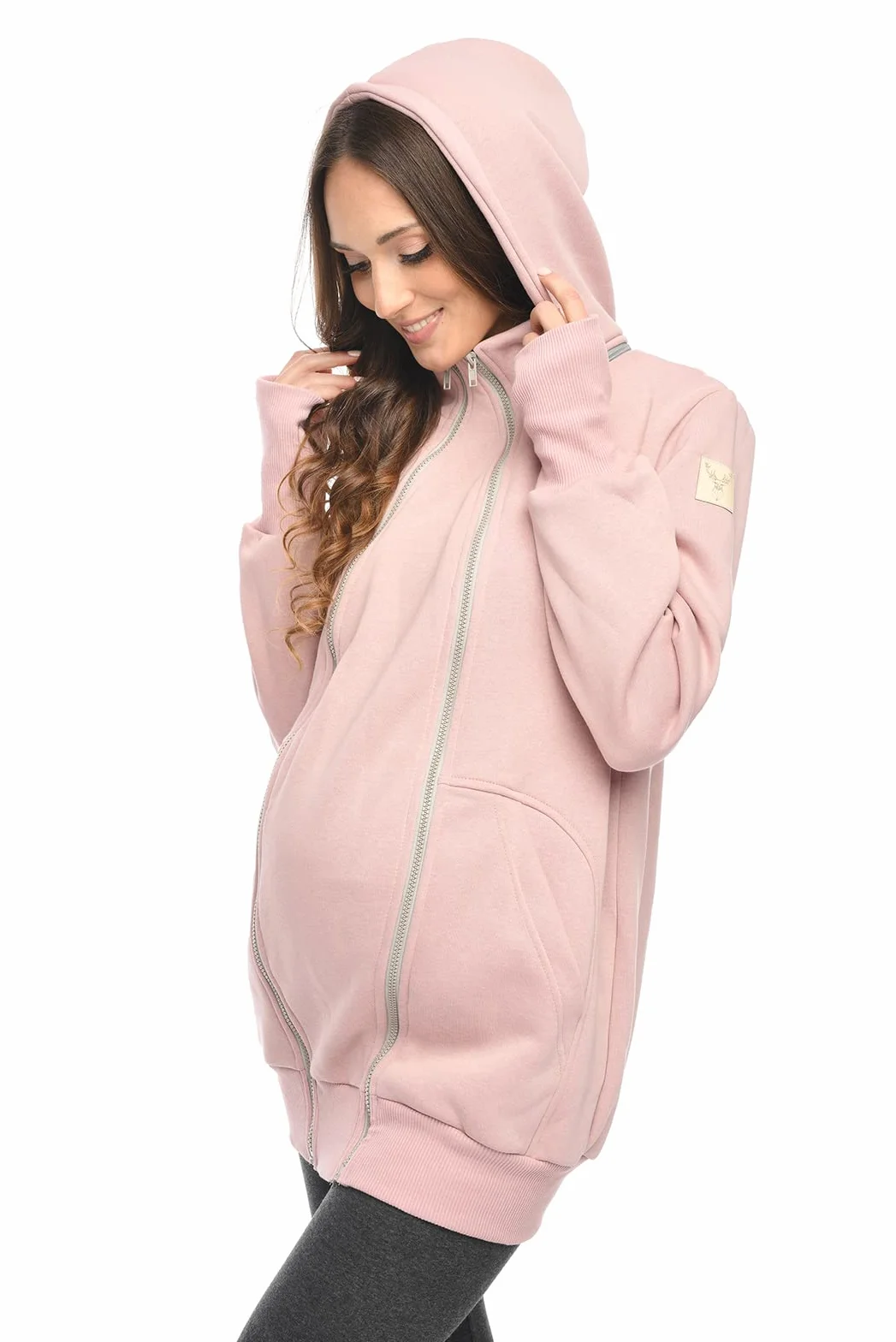 Veste de portage 3 en 1 - Pull de grossesse pour porte-bébé - Veste kangourou