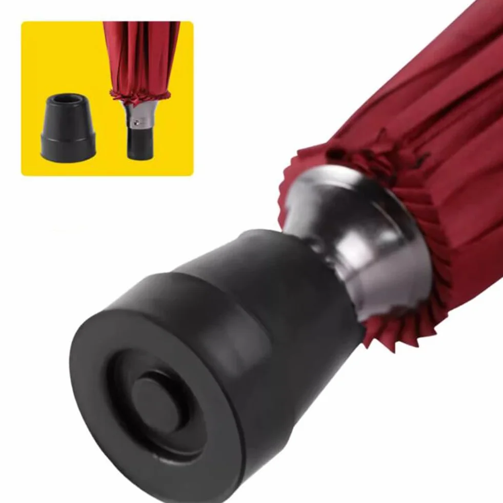 Parapluie Canne de Marche Antidérapant Résistant au Vent Multifonction 83cm