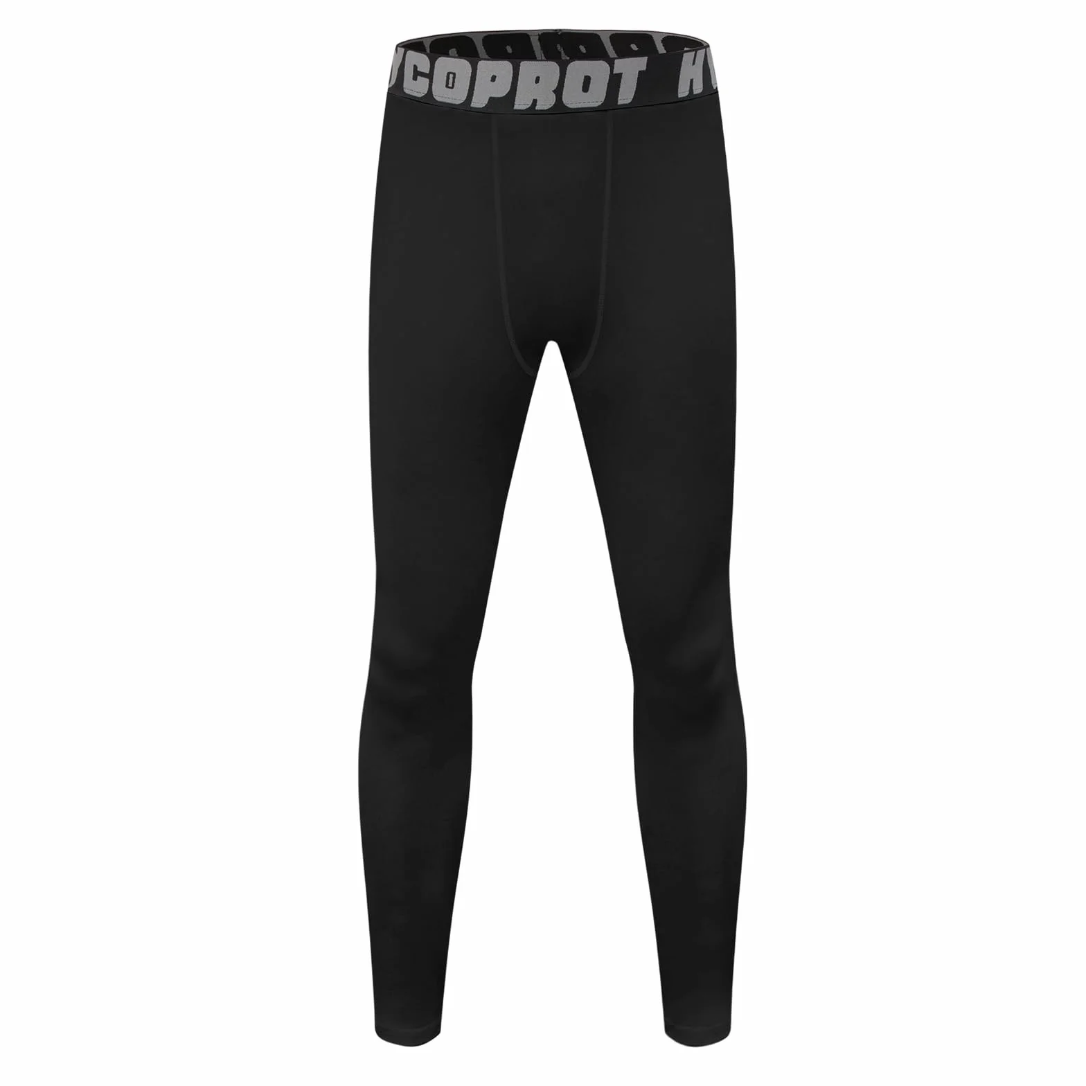 HYCOPROT Pantalon de Compression Garçons Collants Leggings Enfants Respirant Sportif Séchage Rapide Base Layer Sport Football Basket-Ball