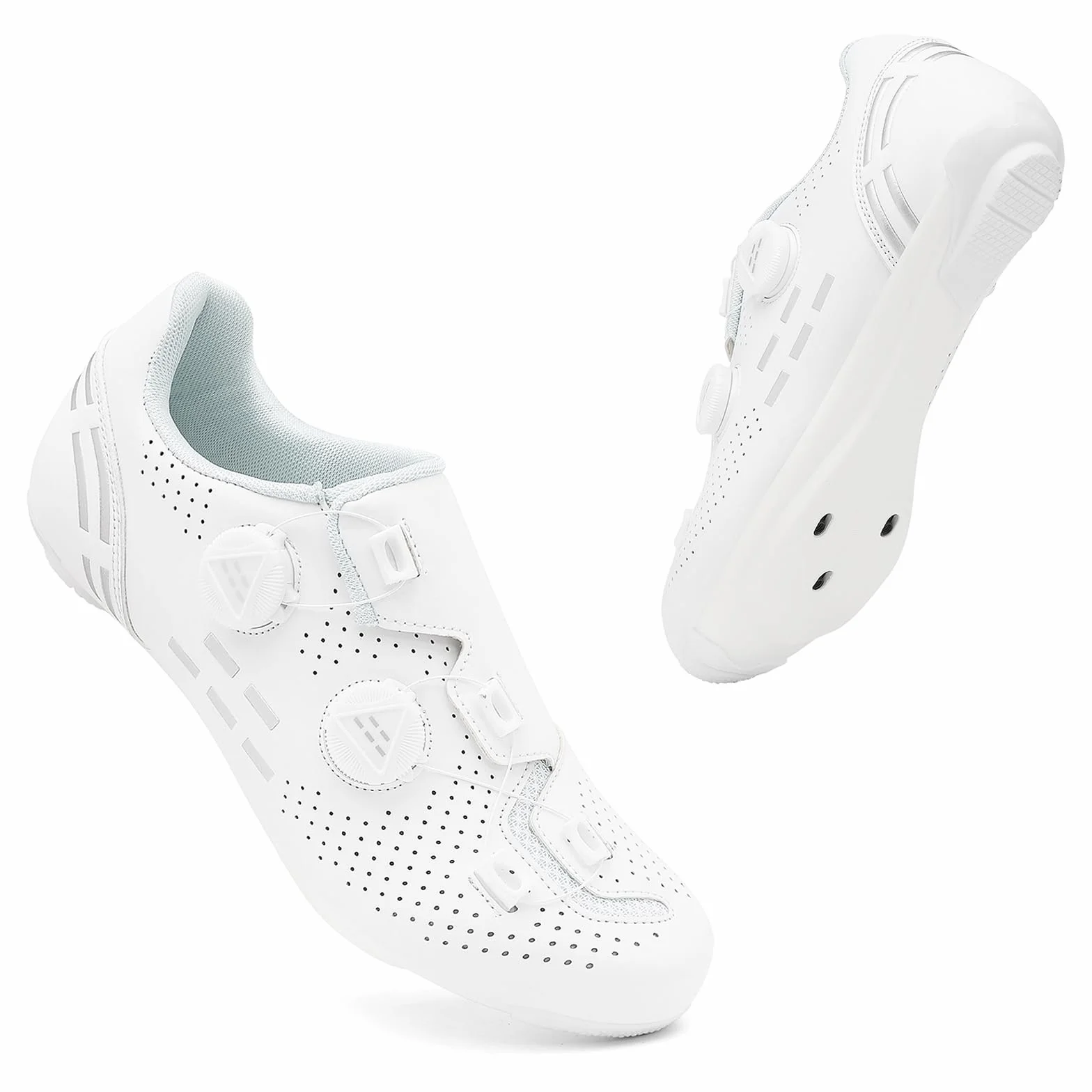 Chaussures de Cyclisme Homme Femmes Route Compatibles Look SPD SPD-SL Delta Crampons Respirantes Semelle Dure